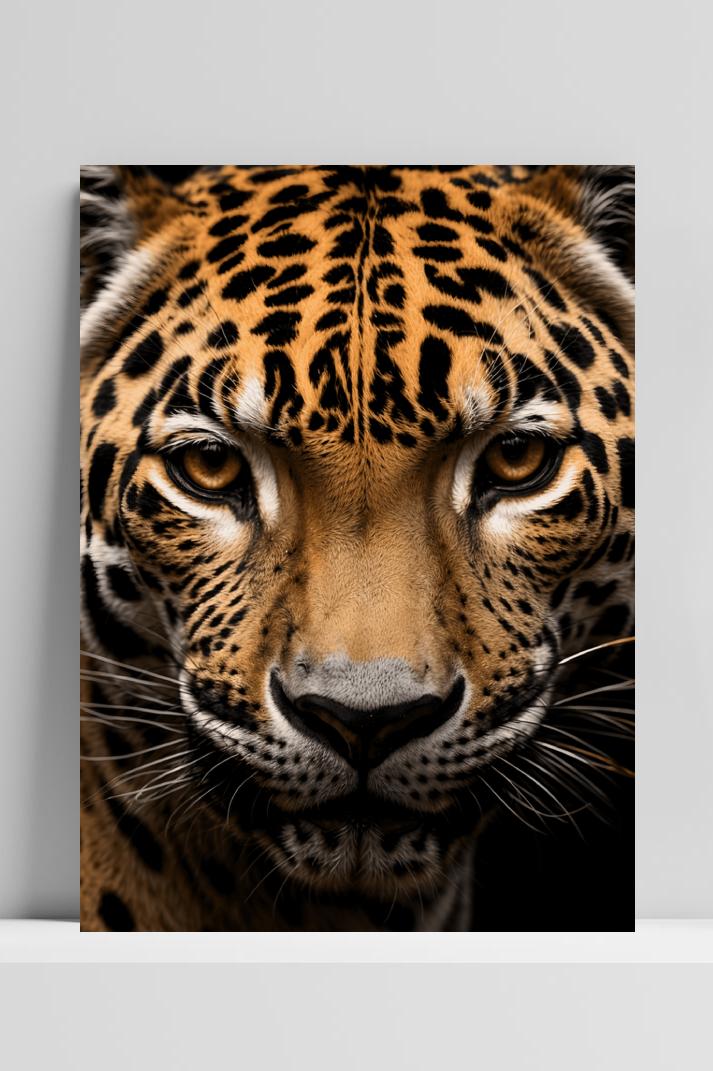Jaguar Kop op 3mm aluminium dibond