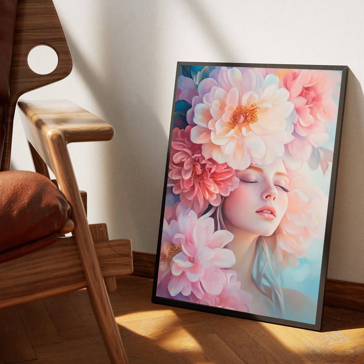 Portrait Flowers poster van 25 Artstreet