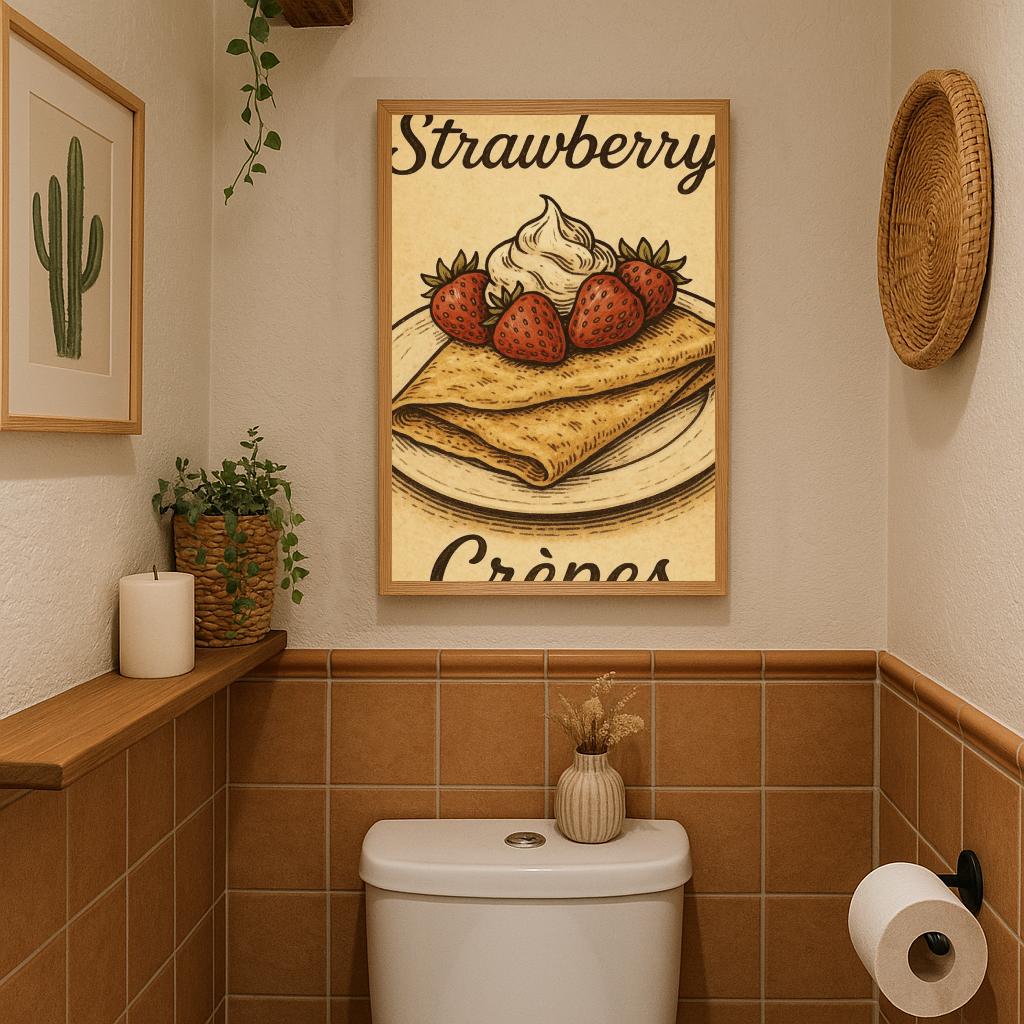 Strawberry Crepes Text poster sfeerbeeld 3