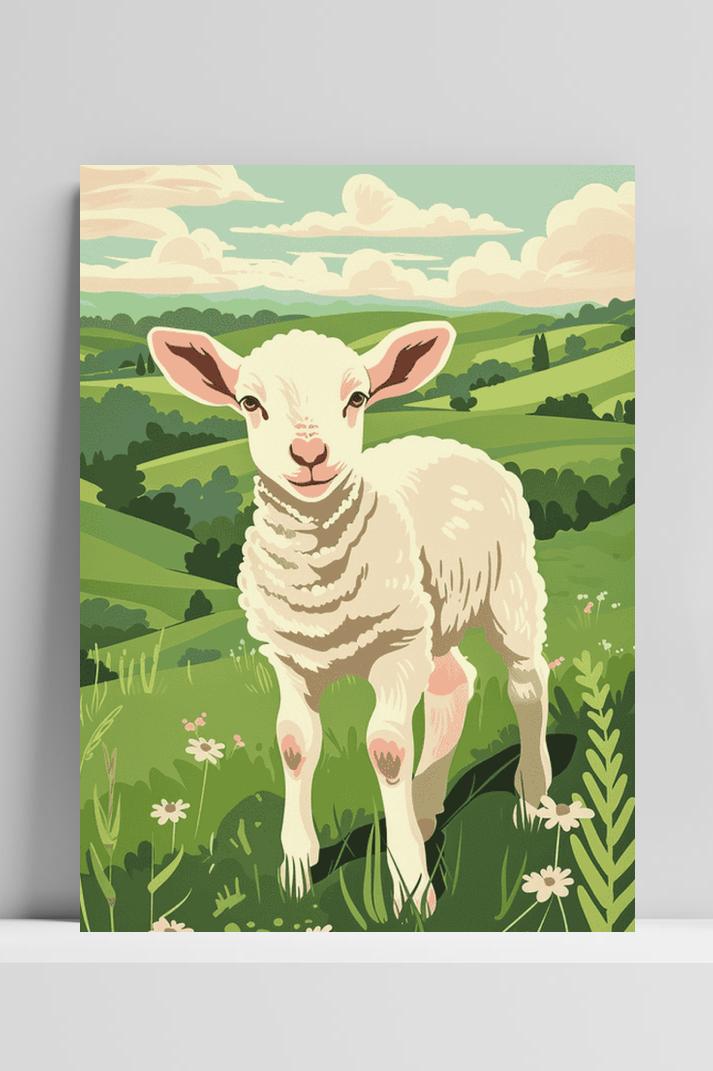 Lam Kunst op 3mm aluminium dibond