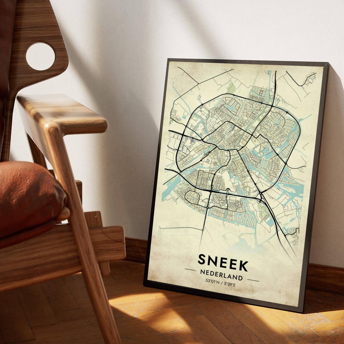 Sneek Vintage poster sfeerbeeld 1