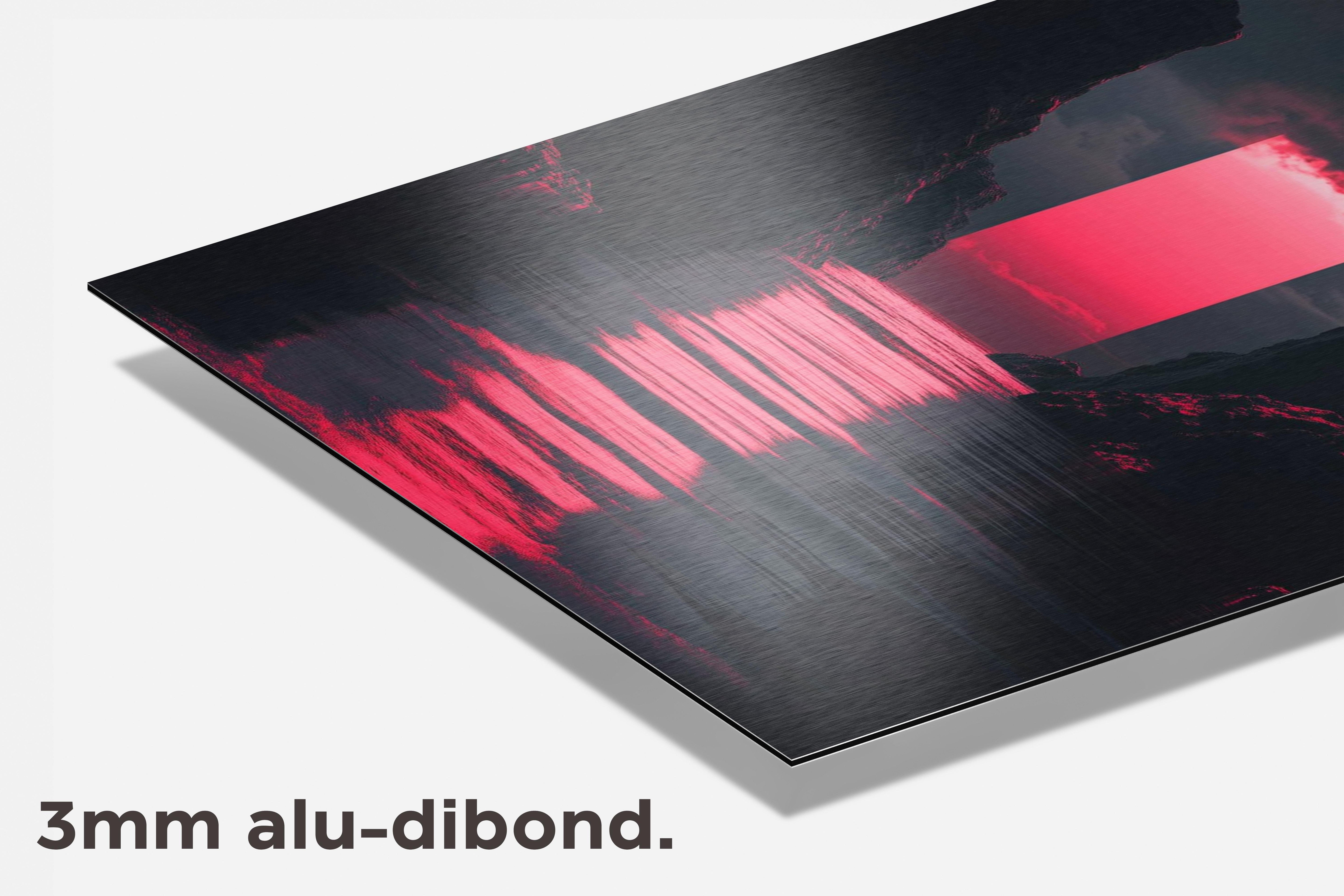 Lichtstraal dibond detail