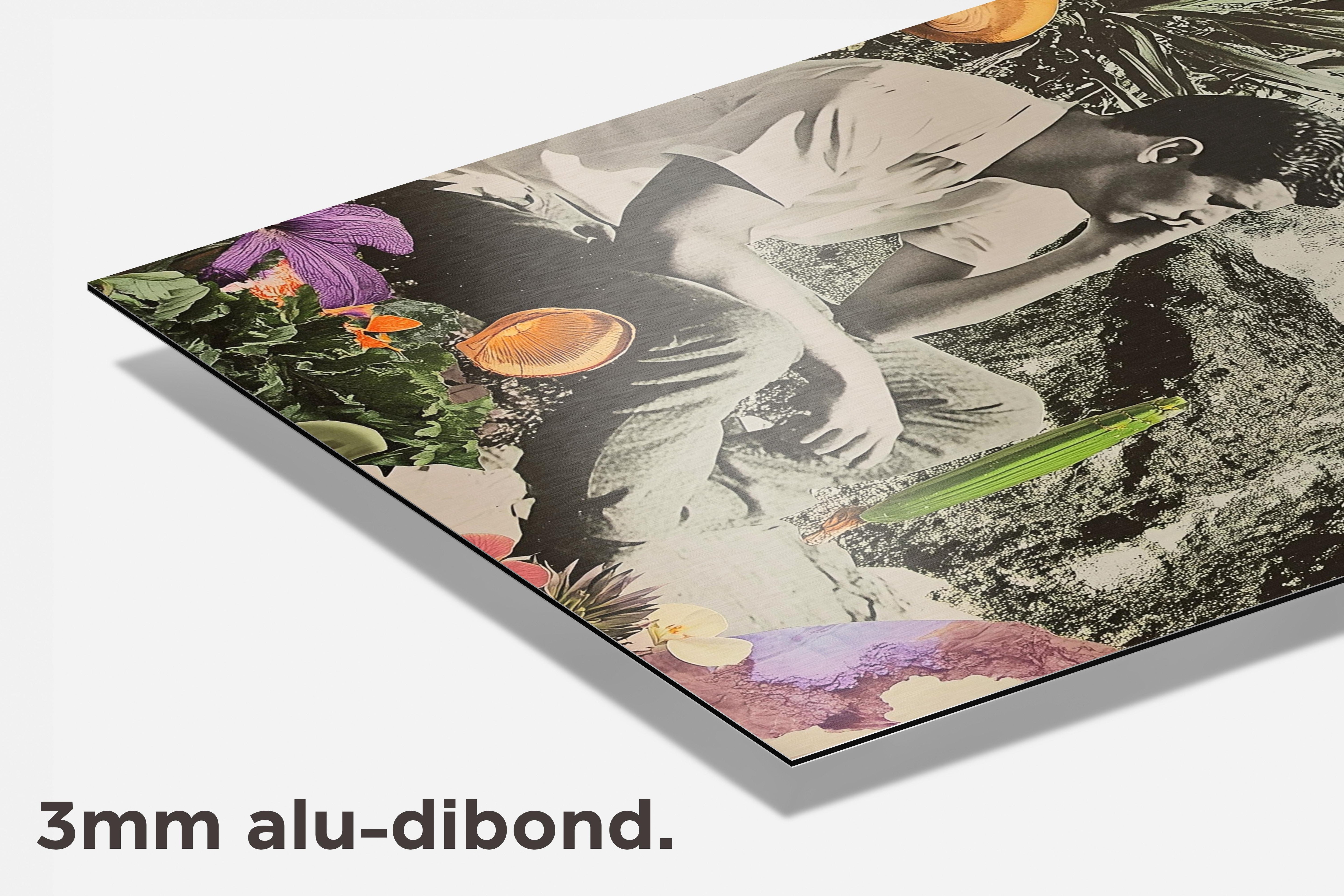 Trip Retro dibond detail