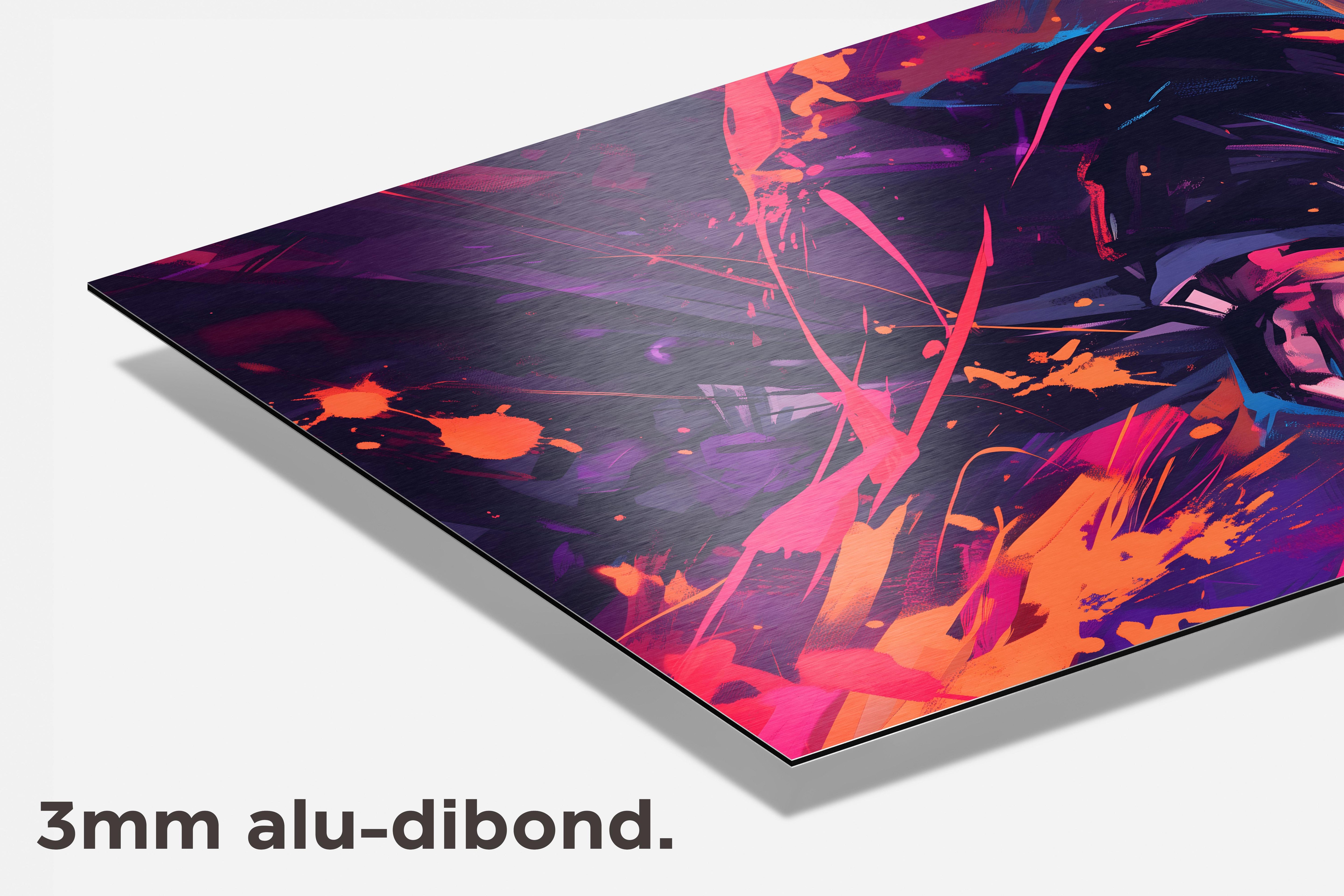 John Wick Actie dibond detail