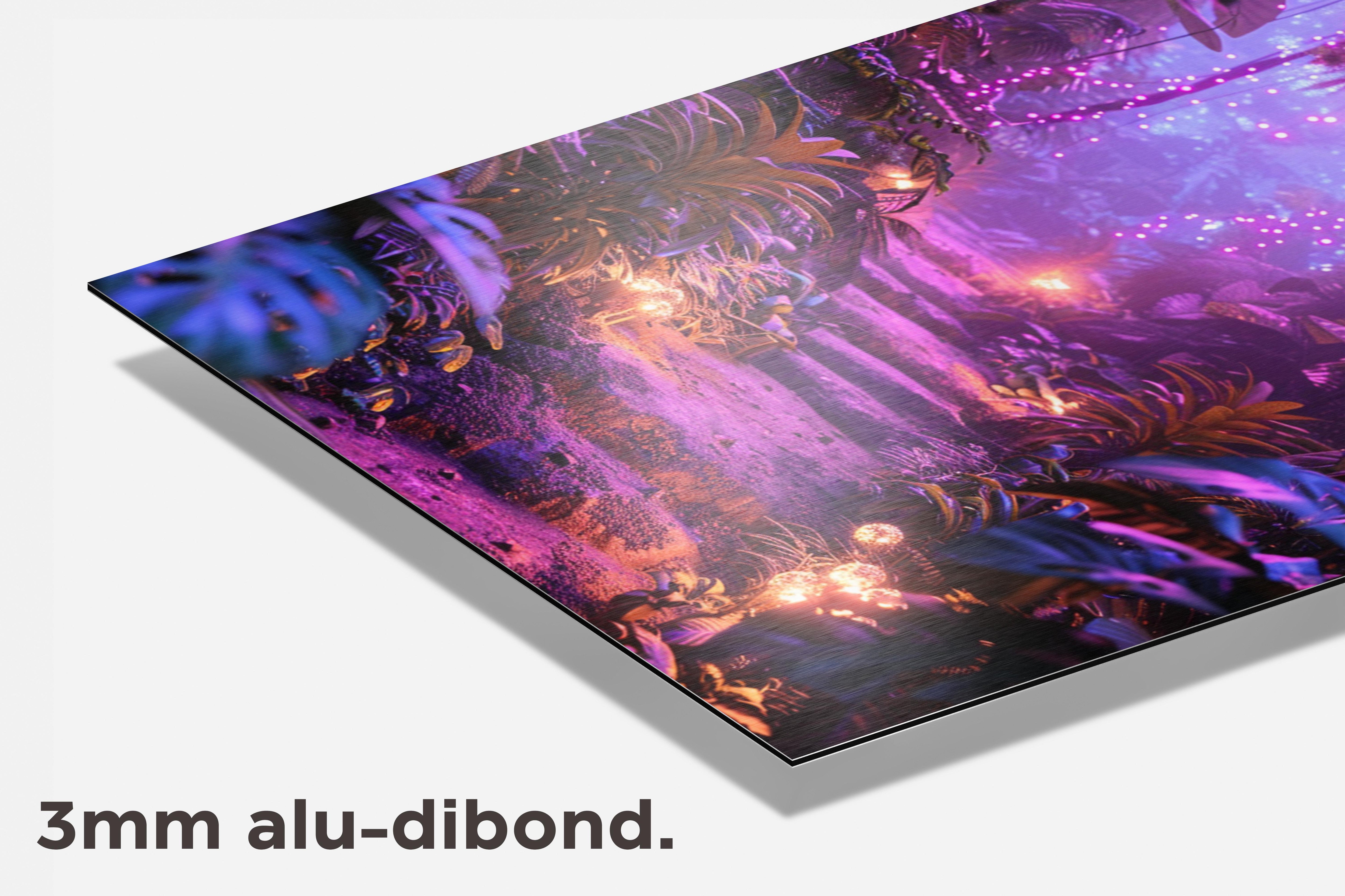 Mystiek Bos dibond detail