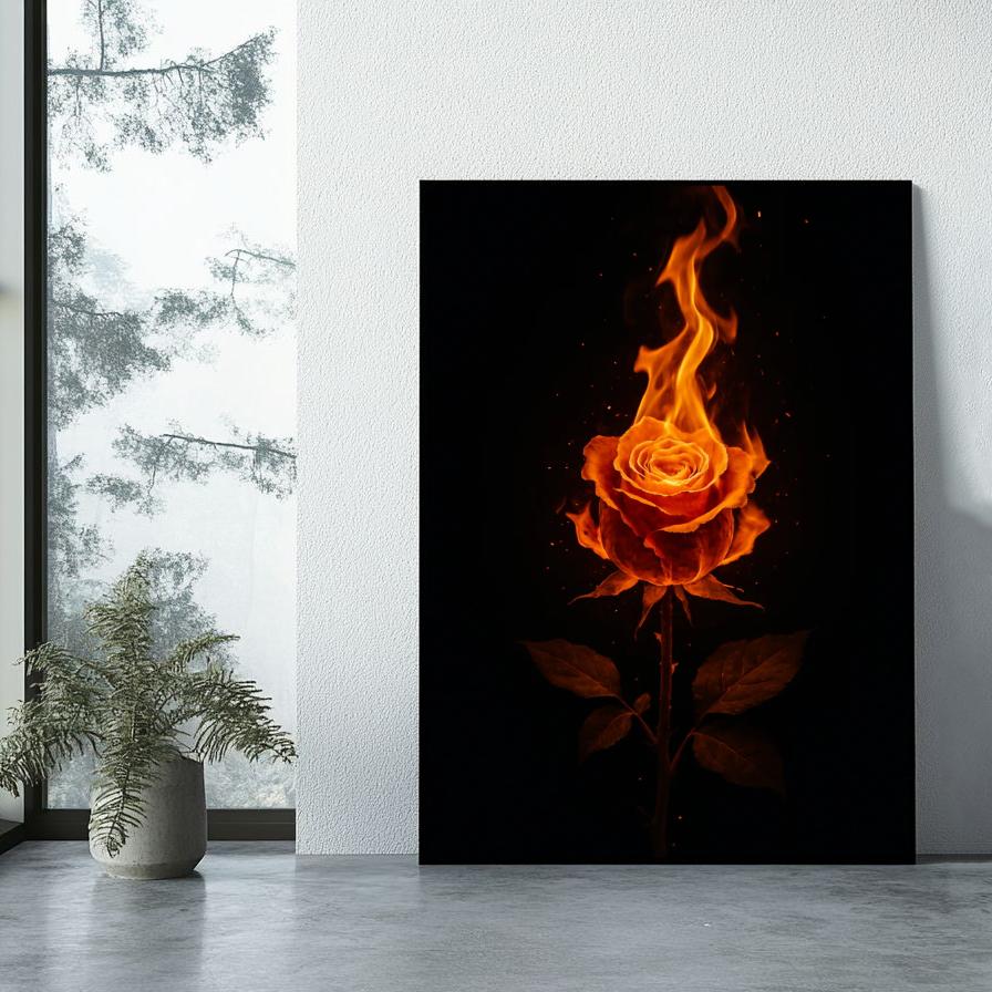 Fire Rose poster sfeerbeeld 1