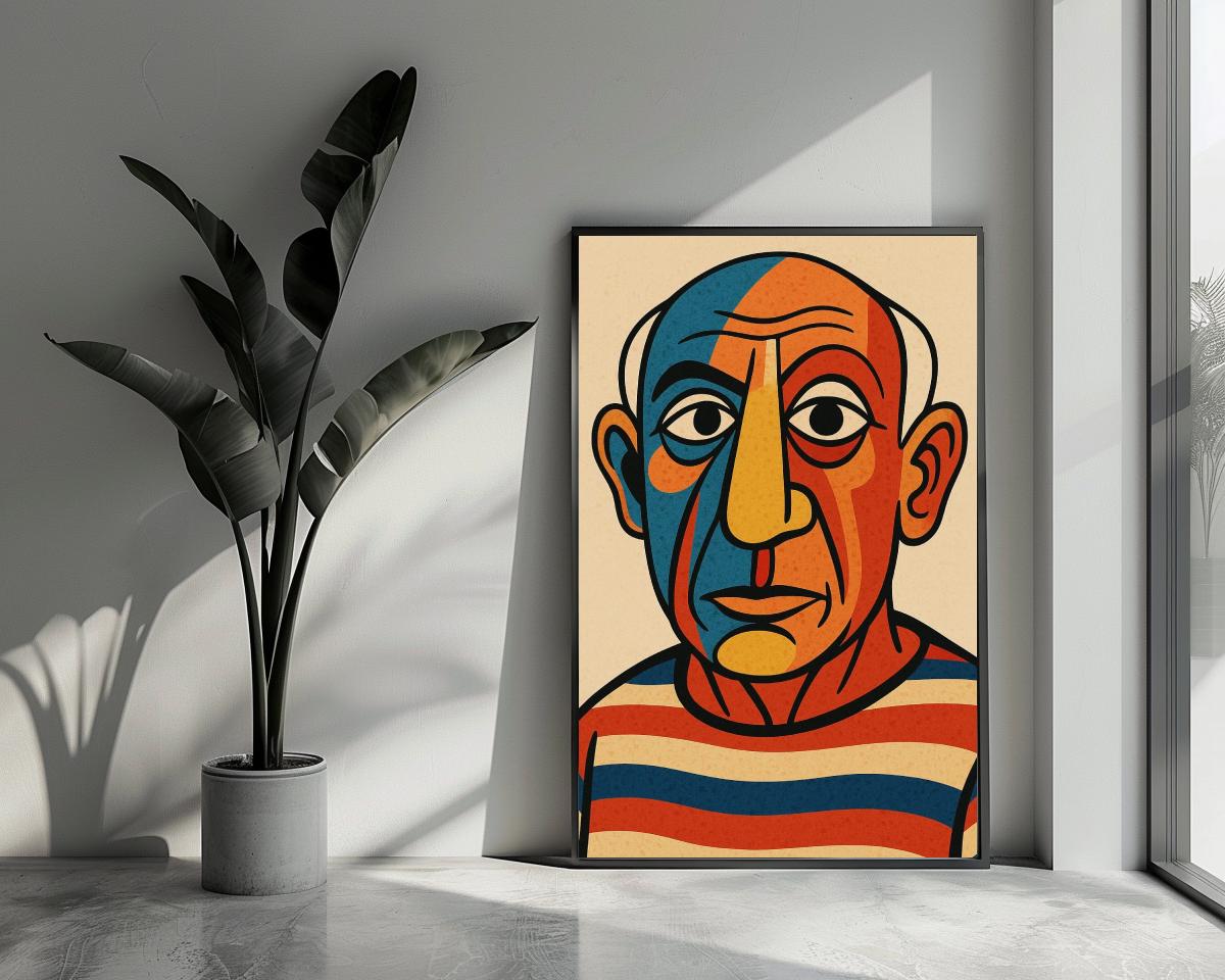 Old Man Portrait poster van 25 Artstreet