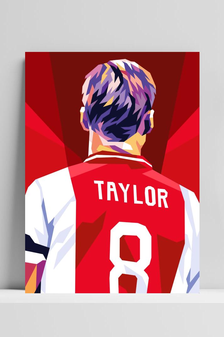 Kenneth Taylor op 3mm aluminium dibond