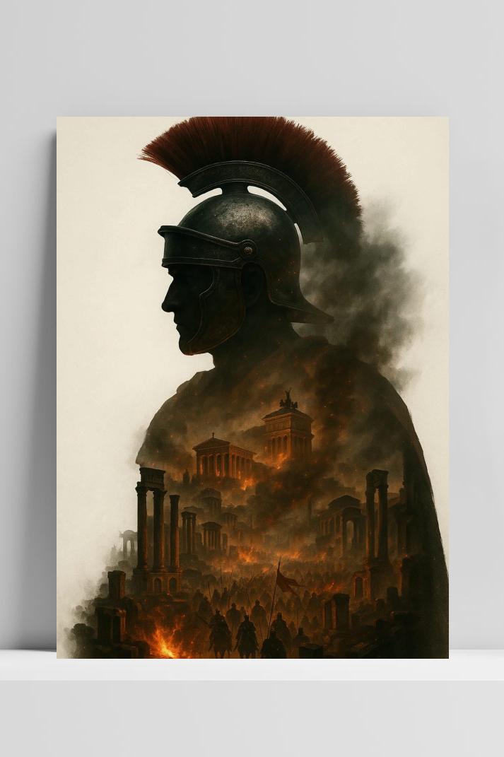 Spartan War op 3mm aluminium dibond