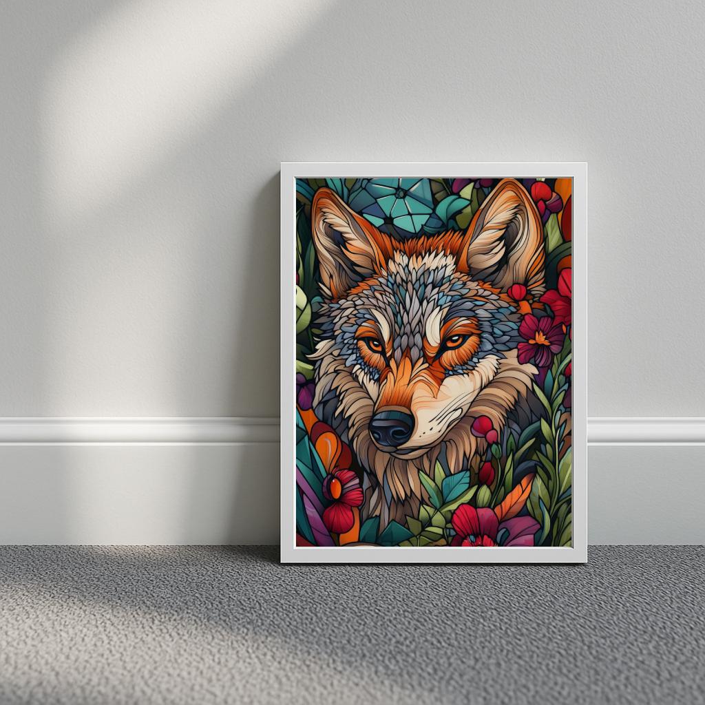 Wolf Colorful poster sfeerbeeld 3