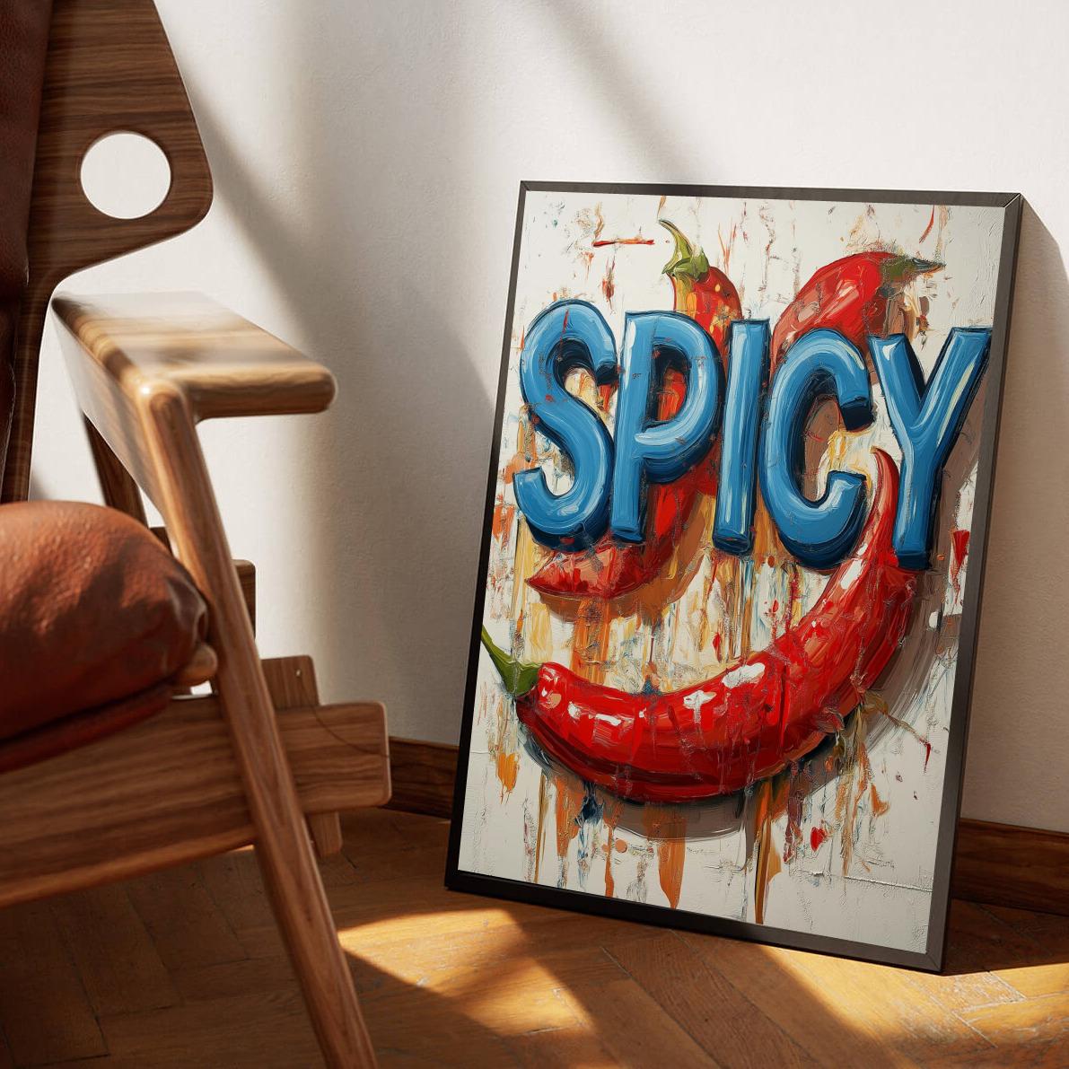 Spicy Text Pepper poster sfeerbeeld 1