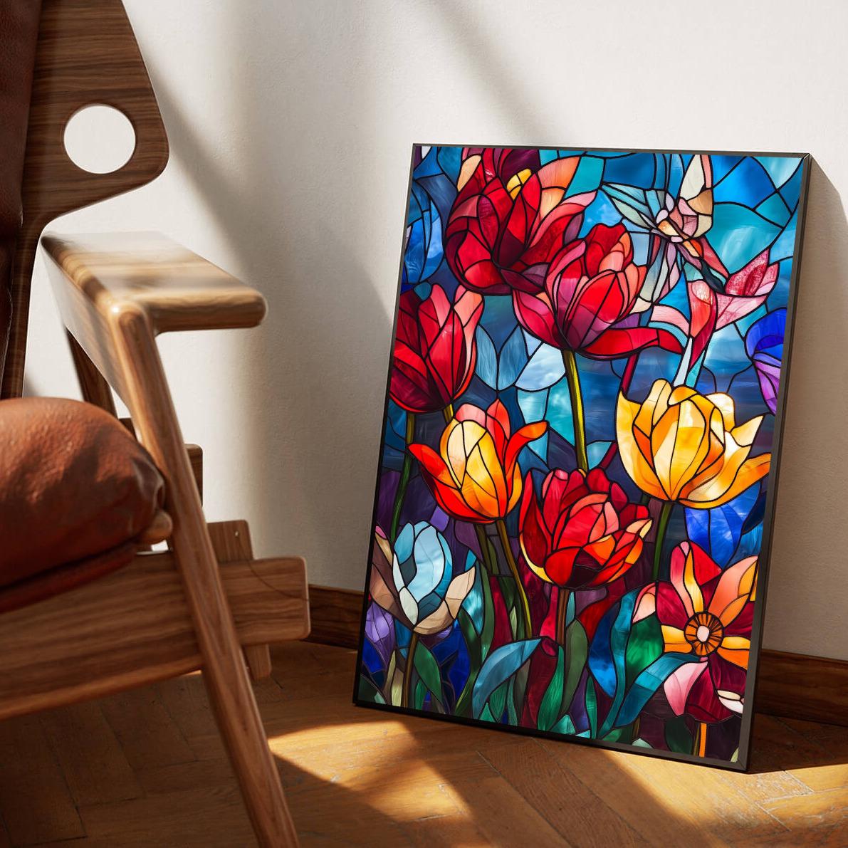 Tulips Mosaic poster sfeerbeeld 1