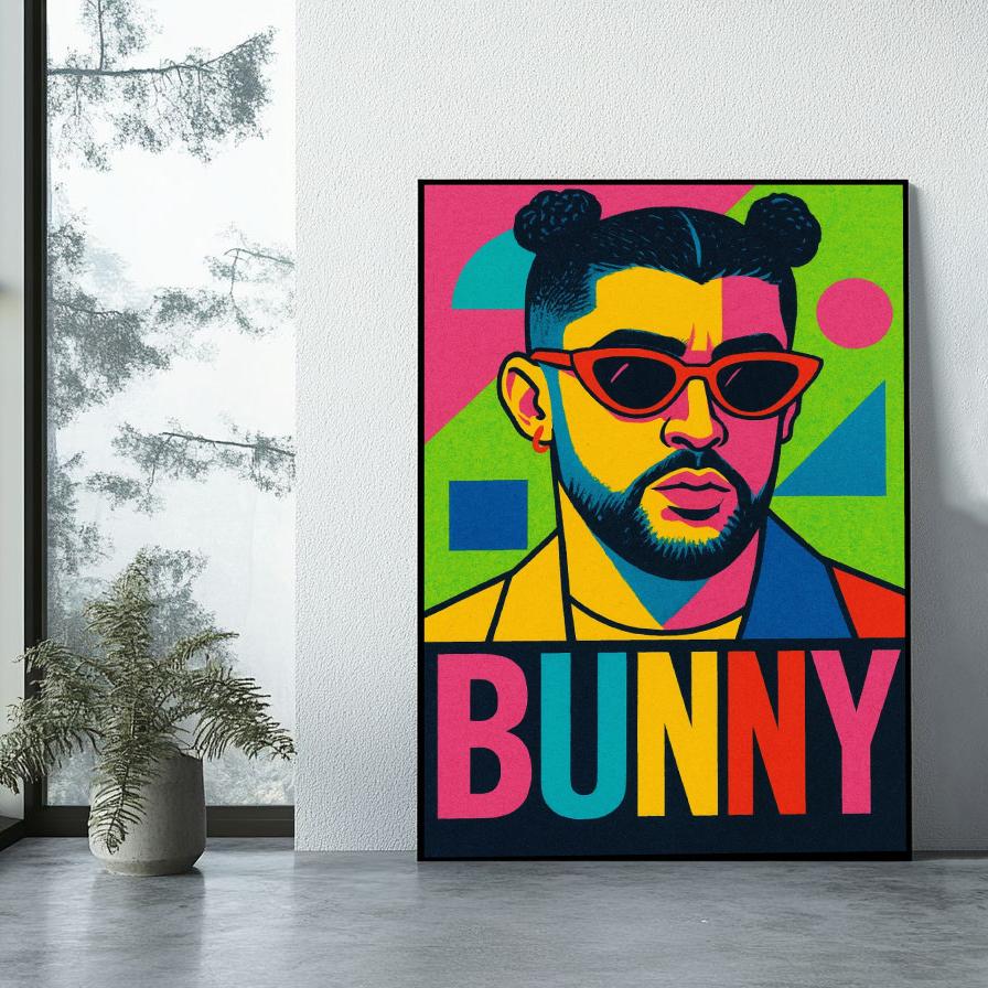 Bad Bunny Text poster sfeerbeeld 1