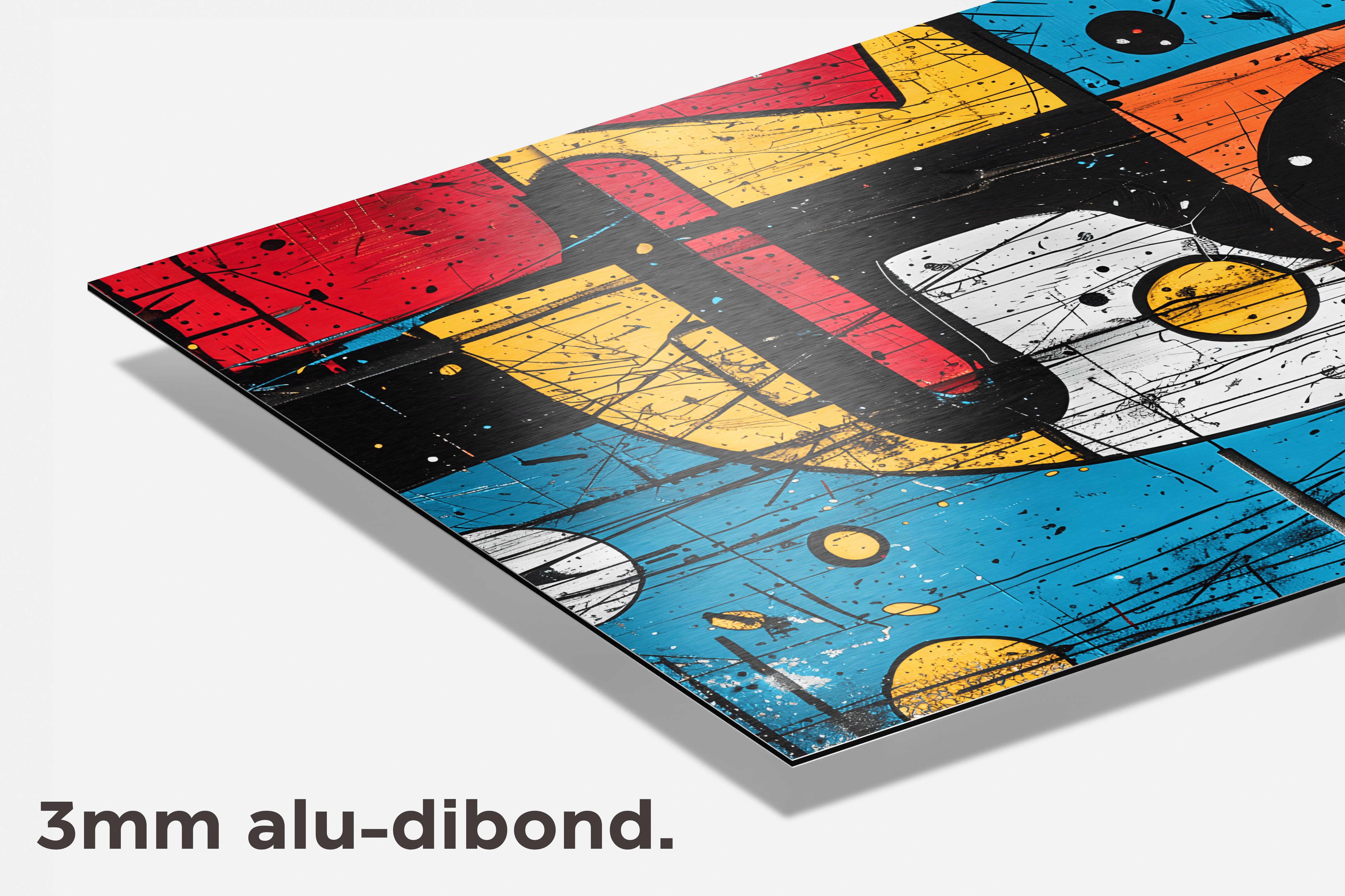 Moderne Abstract dibond detail