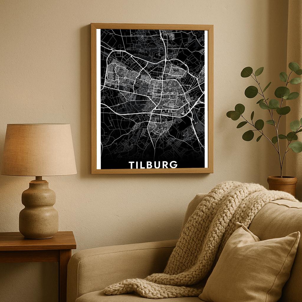 Tilburg Zwart poster sfeerbeeld 2