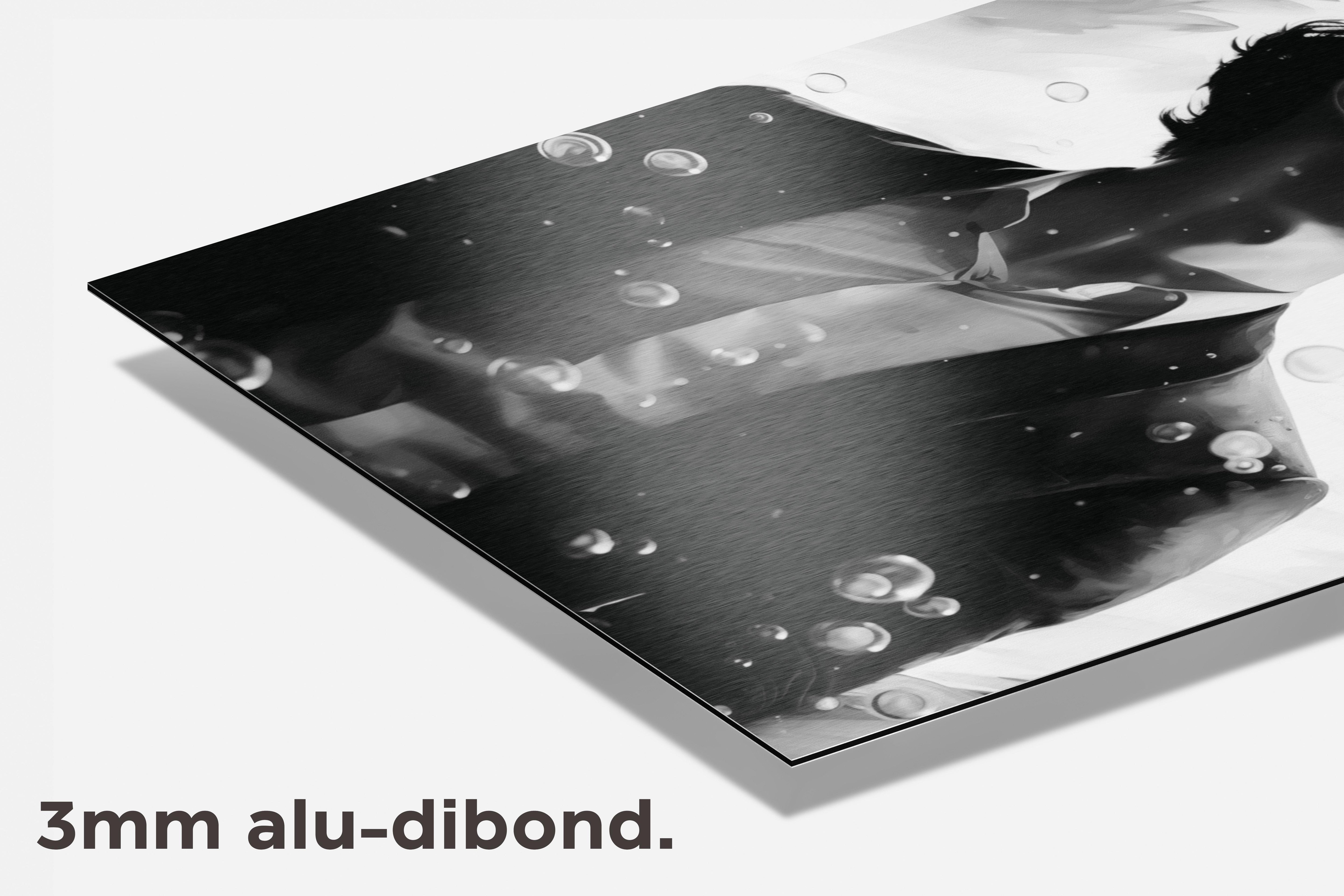 Shawn Mendes Noir dibond detail