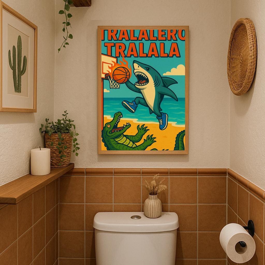 Tralalero Tralala Text poster sfeerbeeld 3