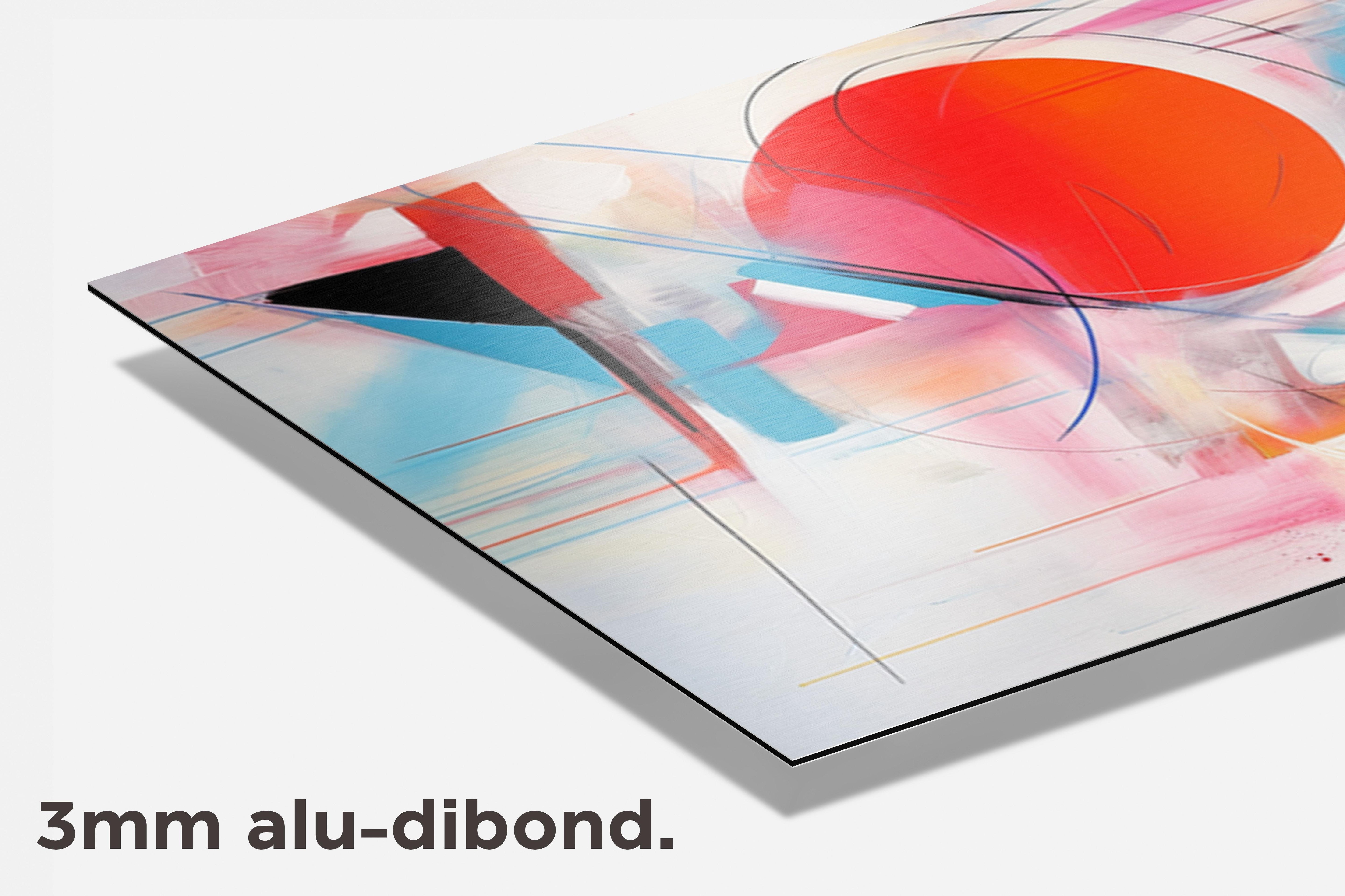 Minimalistisch dibond detail