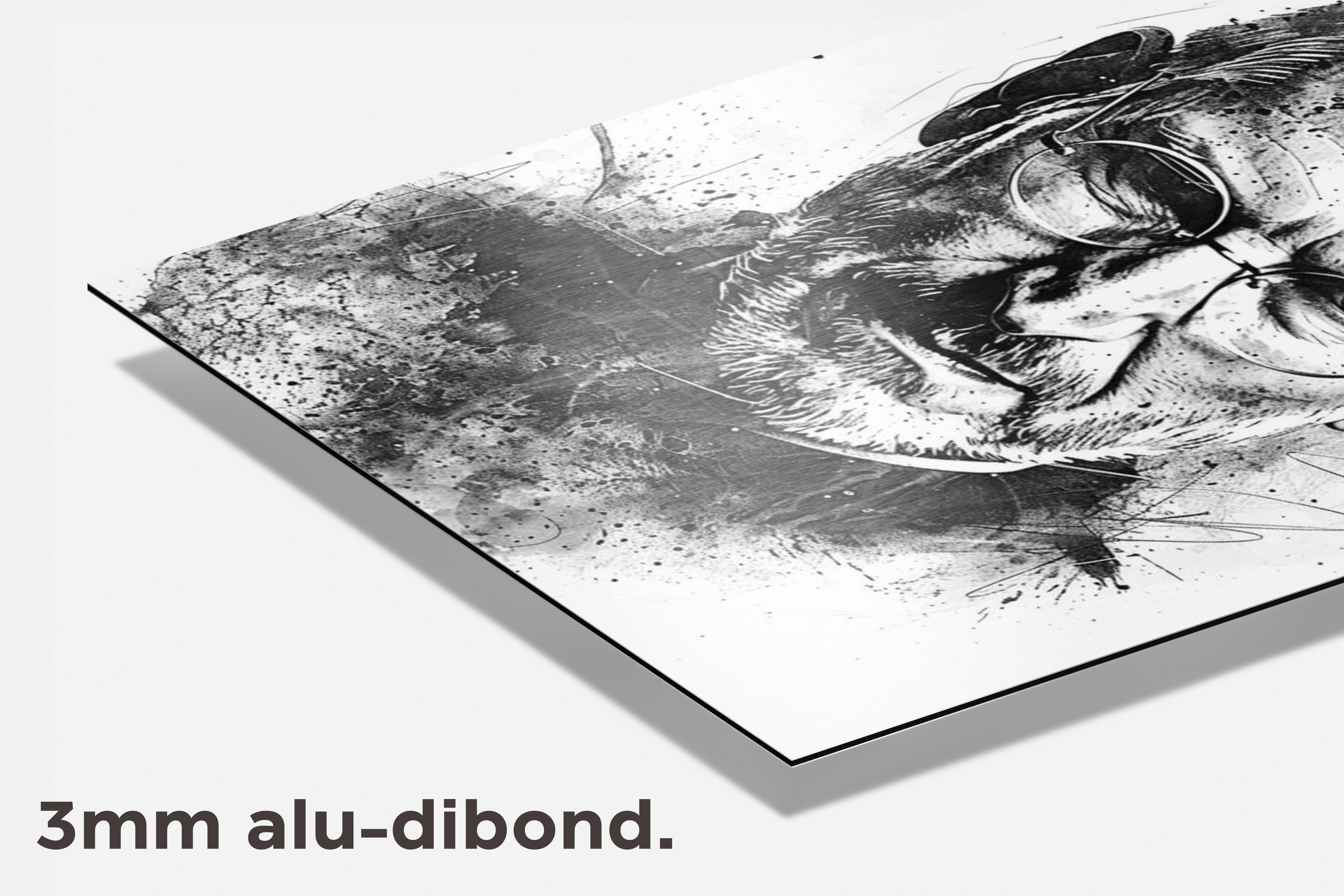 Steve Jobs dibond detail