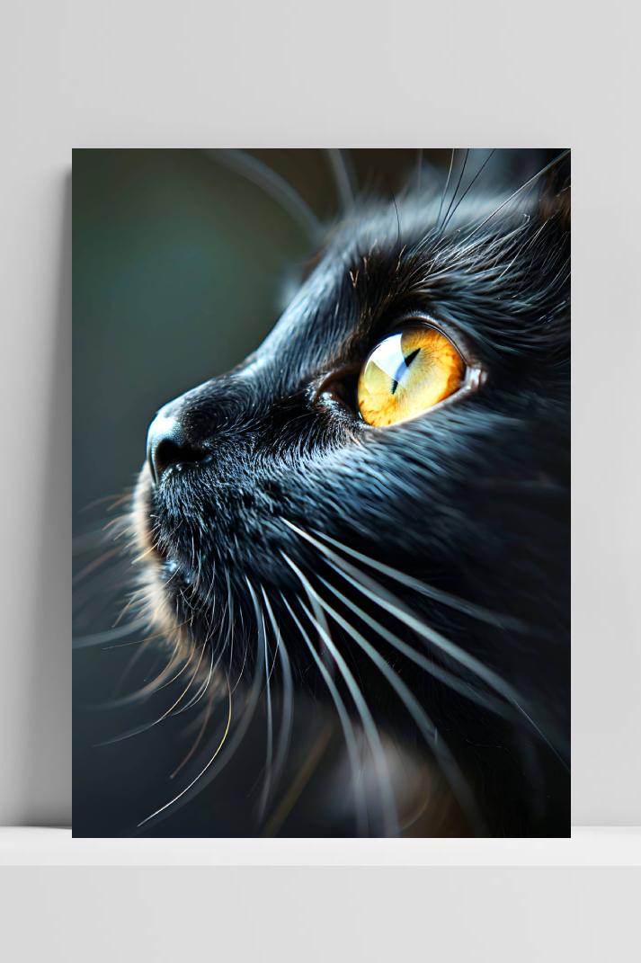 Kat op 3mm aluminium dibond