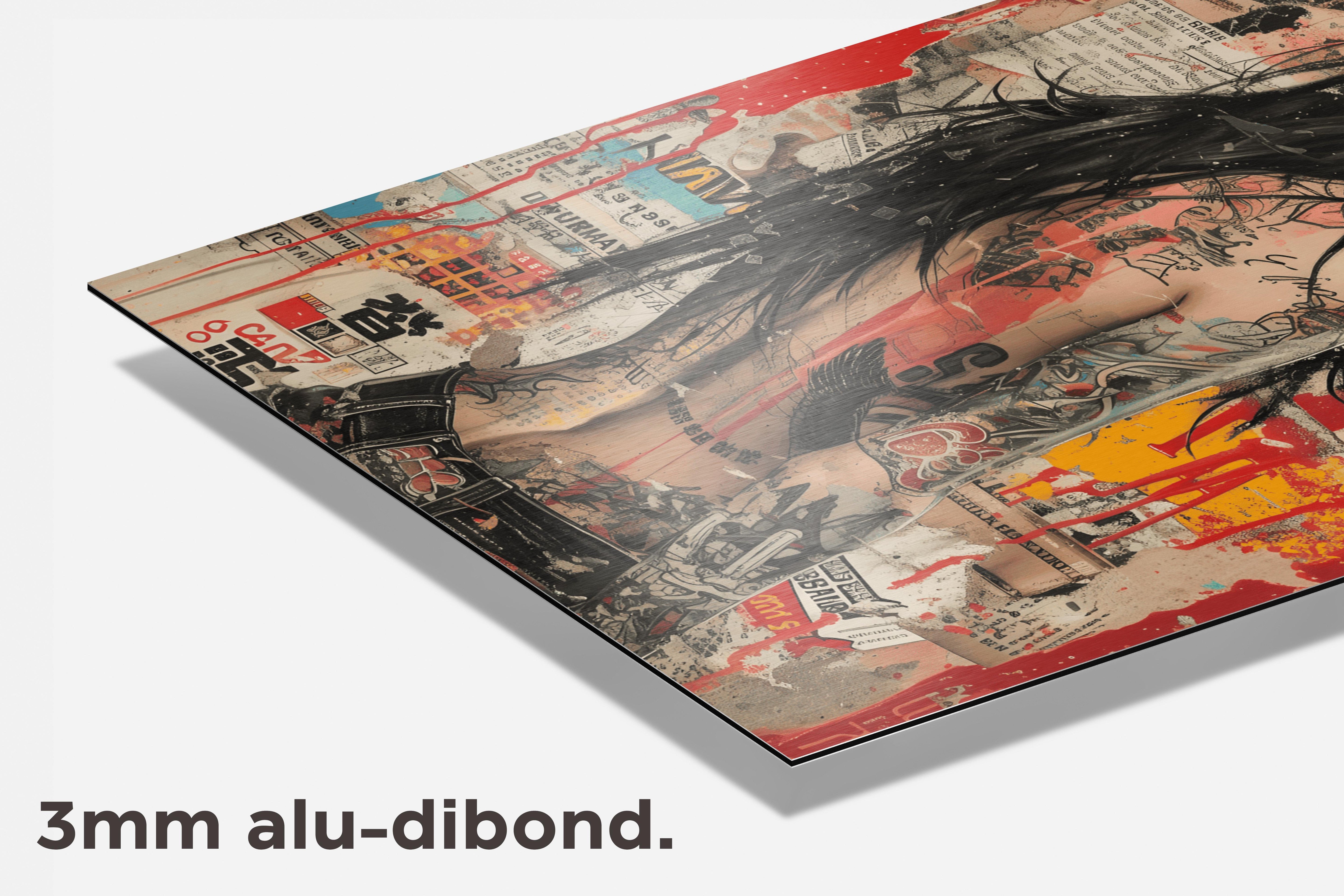 Pop Art Japans dibond detail