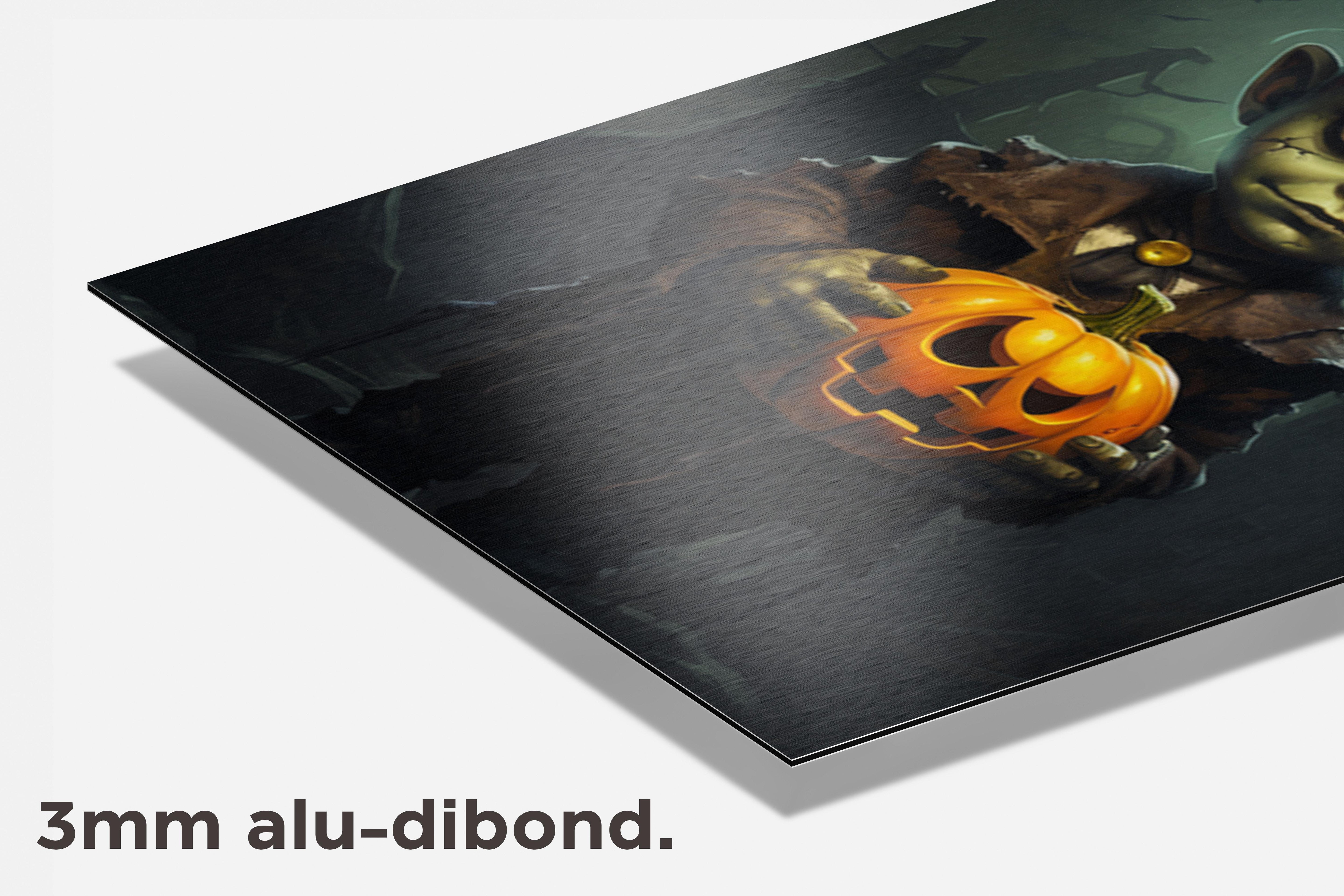 Kleine Frankenstein dibond detail