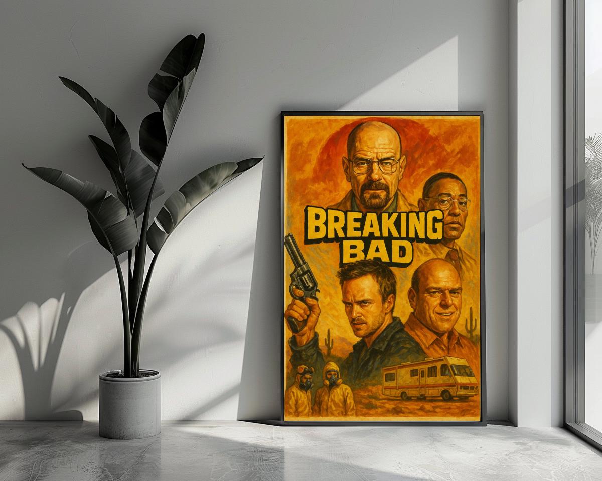 Breaking Bad Art Text poster van 25 Artstreet
