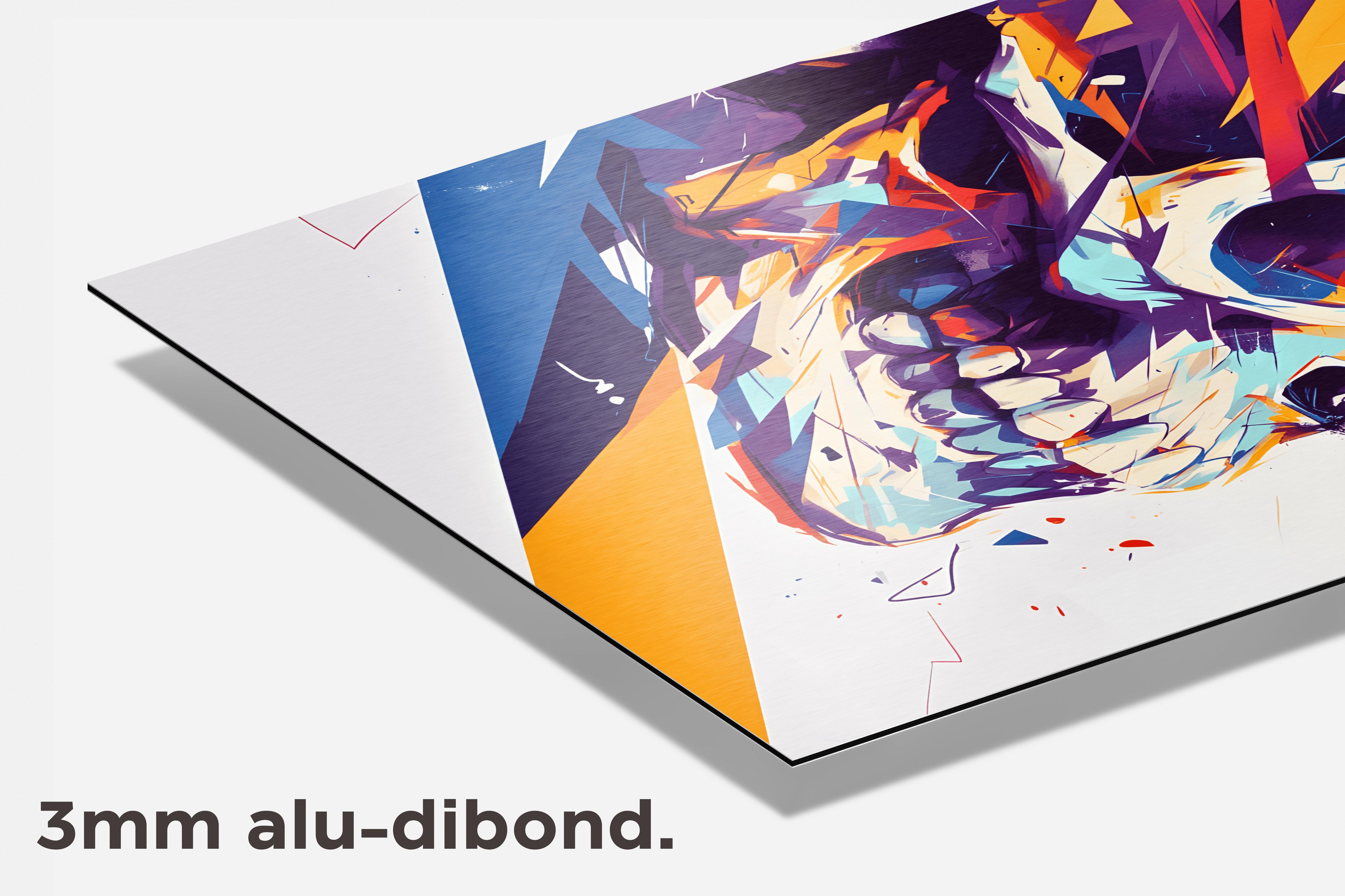 Skul Zijaanzicht dibond detail