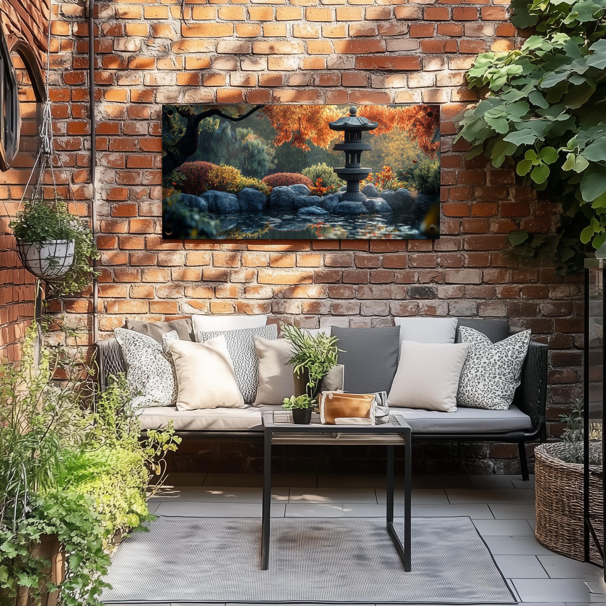 Tuinposter Zen Herfst sfeerbeeld 3