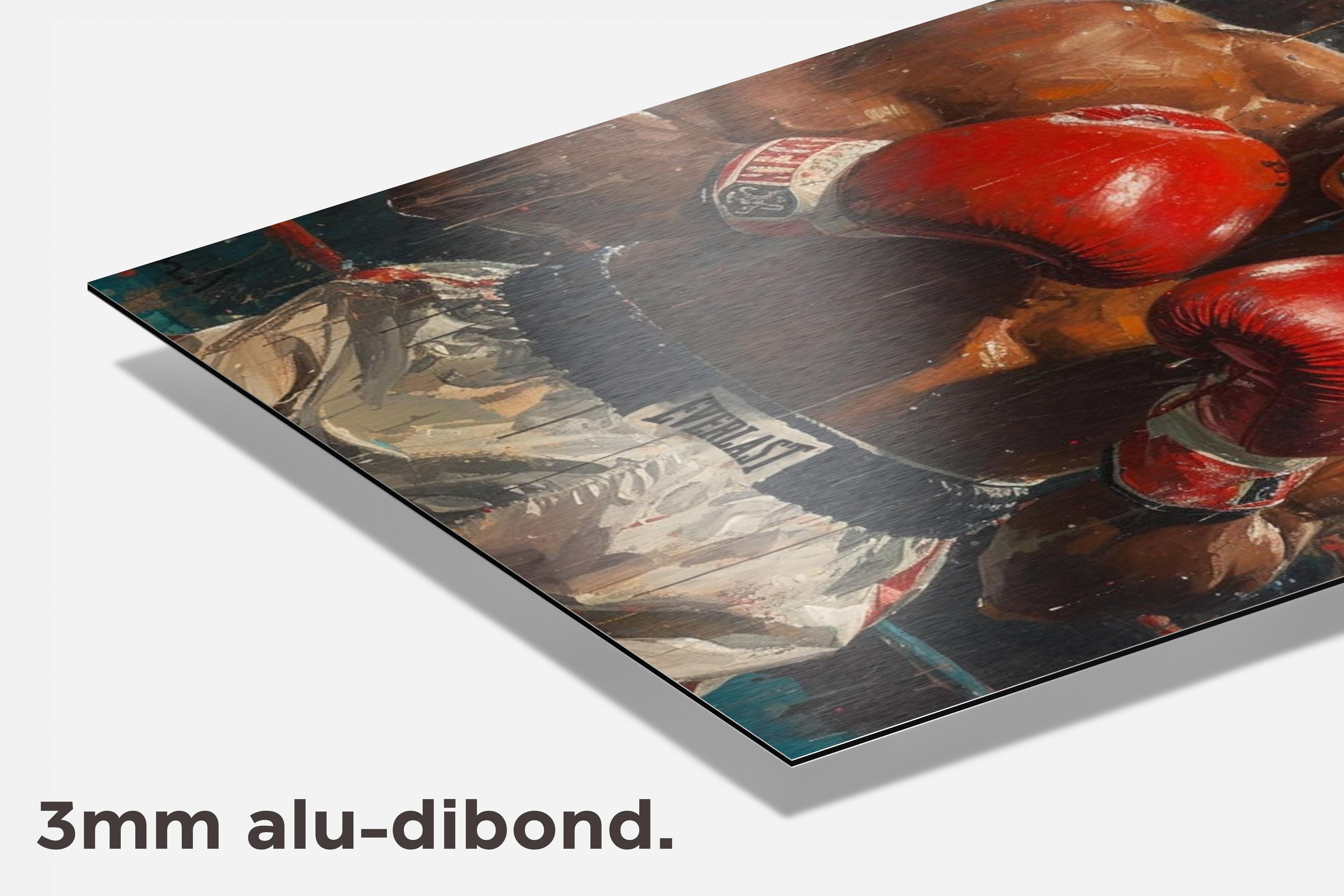 Muhammad Ali dibond detail