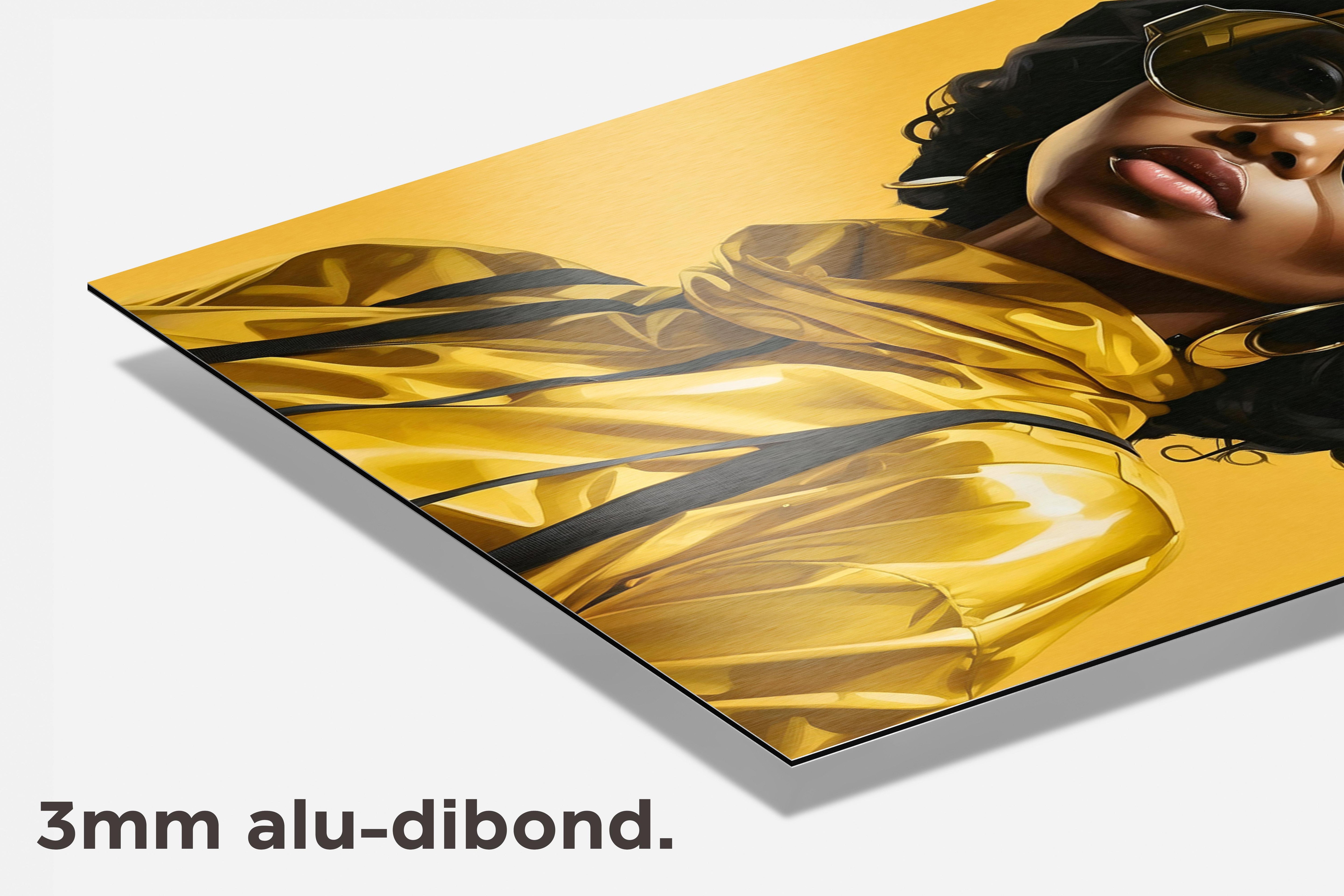 Honingbij Stijl dibond detail