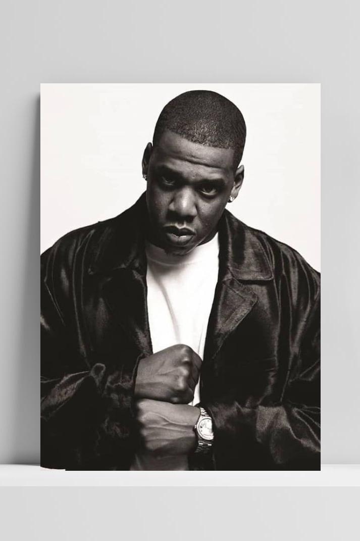 Jay Z op 3mm aluminium dibond