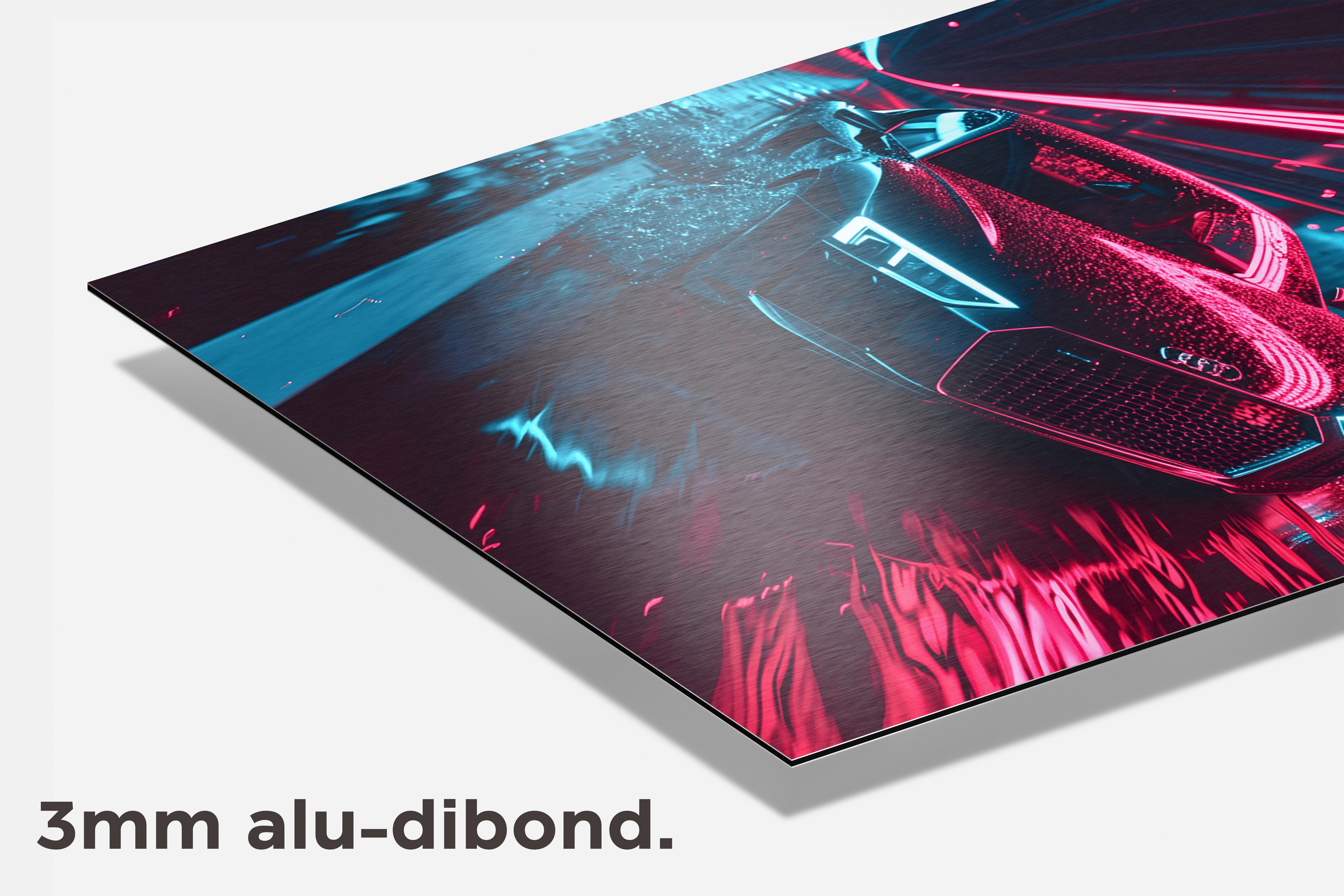 Audi Tunnel dibond detail