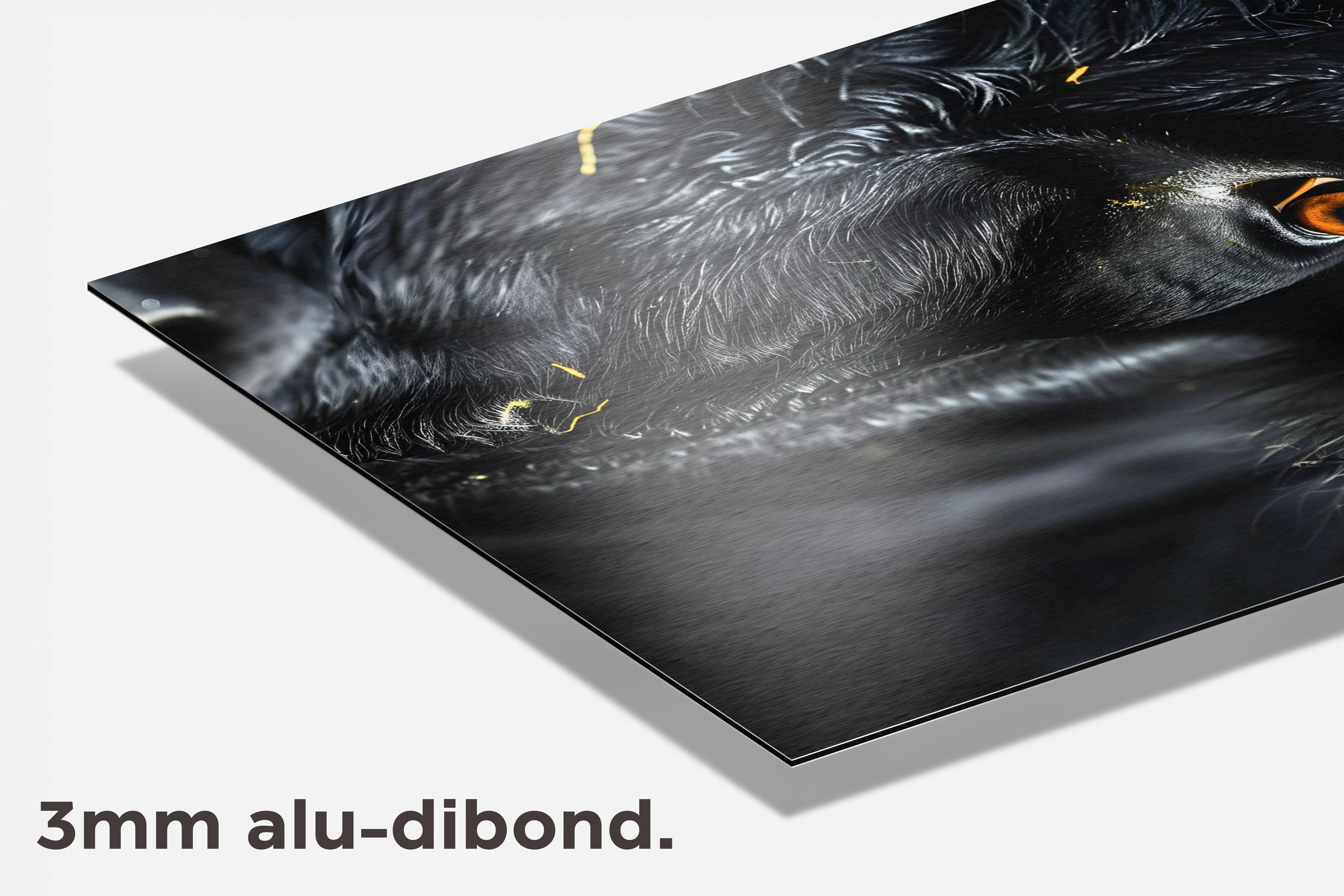 Stier Close-Up dibond detail