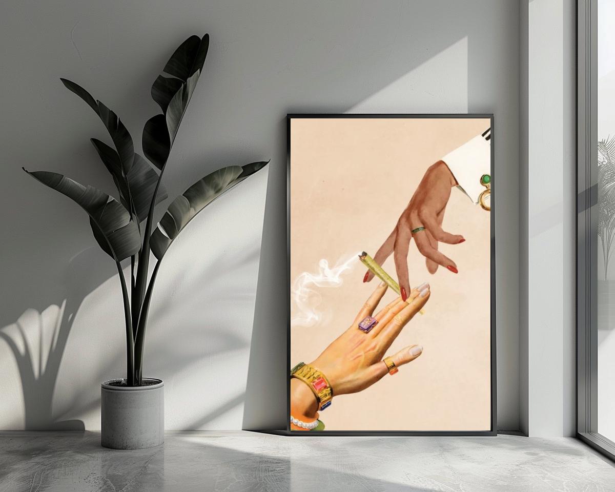 Cigarette Luxury poster van 25 Artstreet