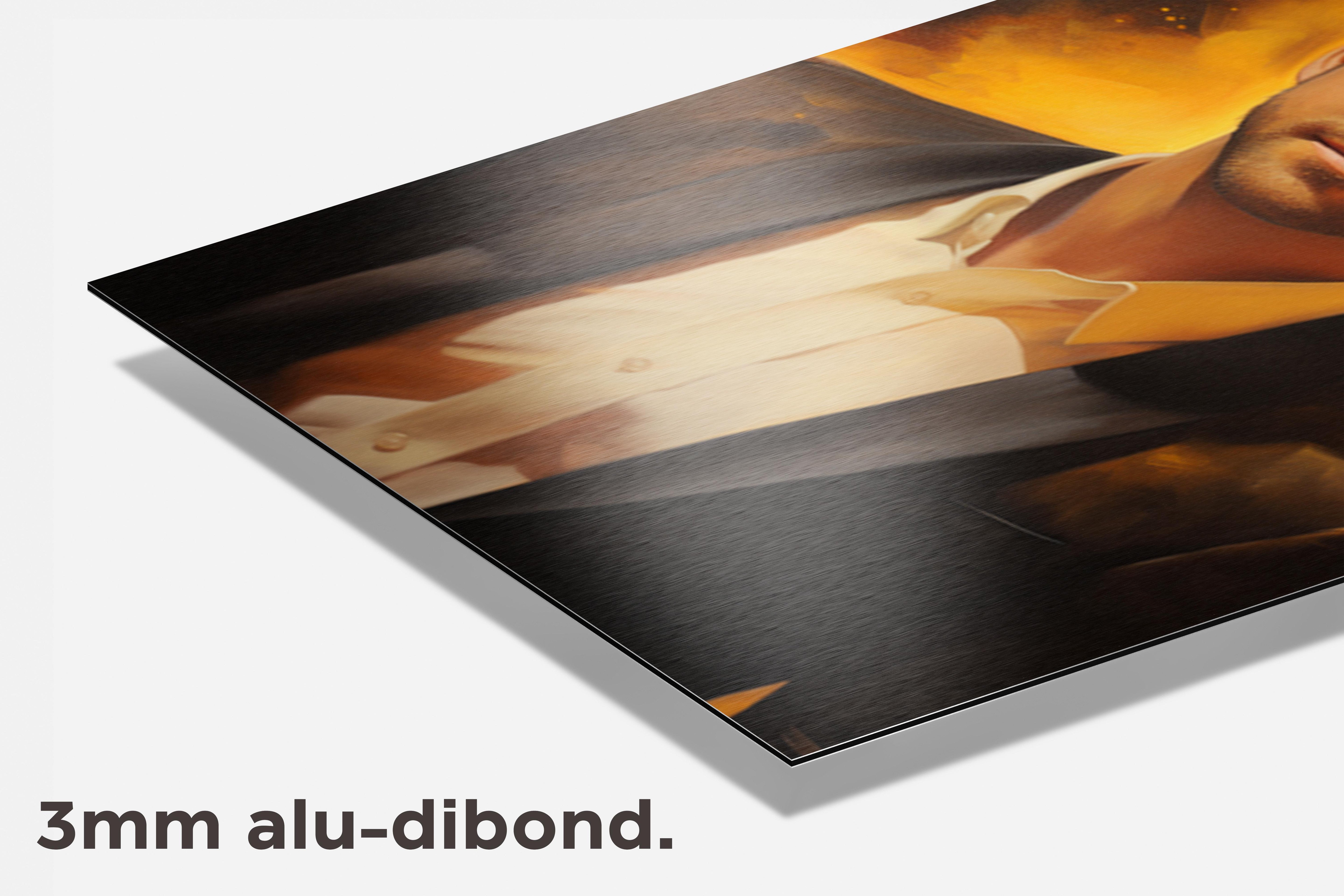 Ryan Gosling Abstract dibond detail