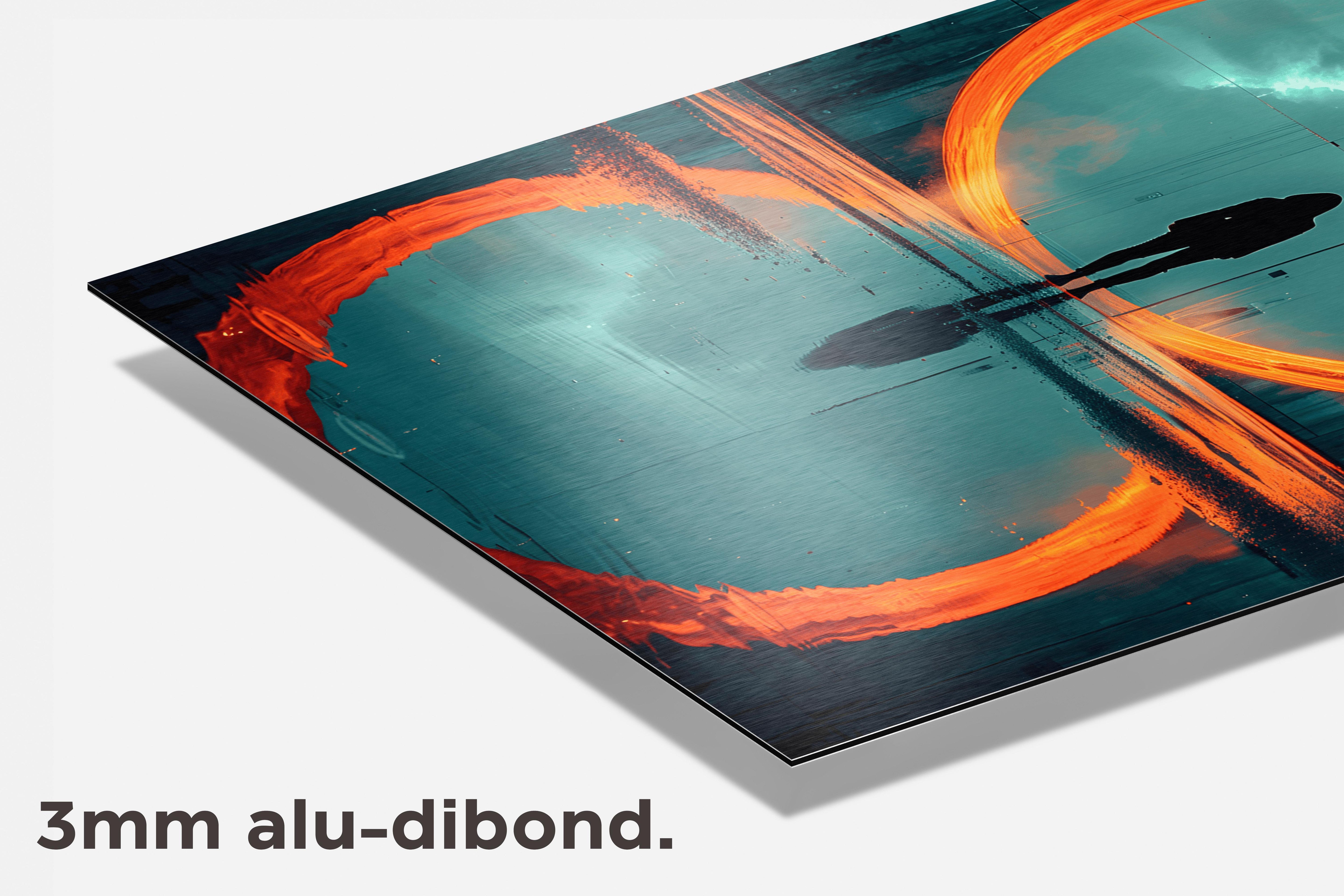 Hemel Reflectie dibond detail
