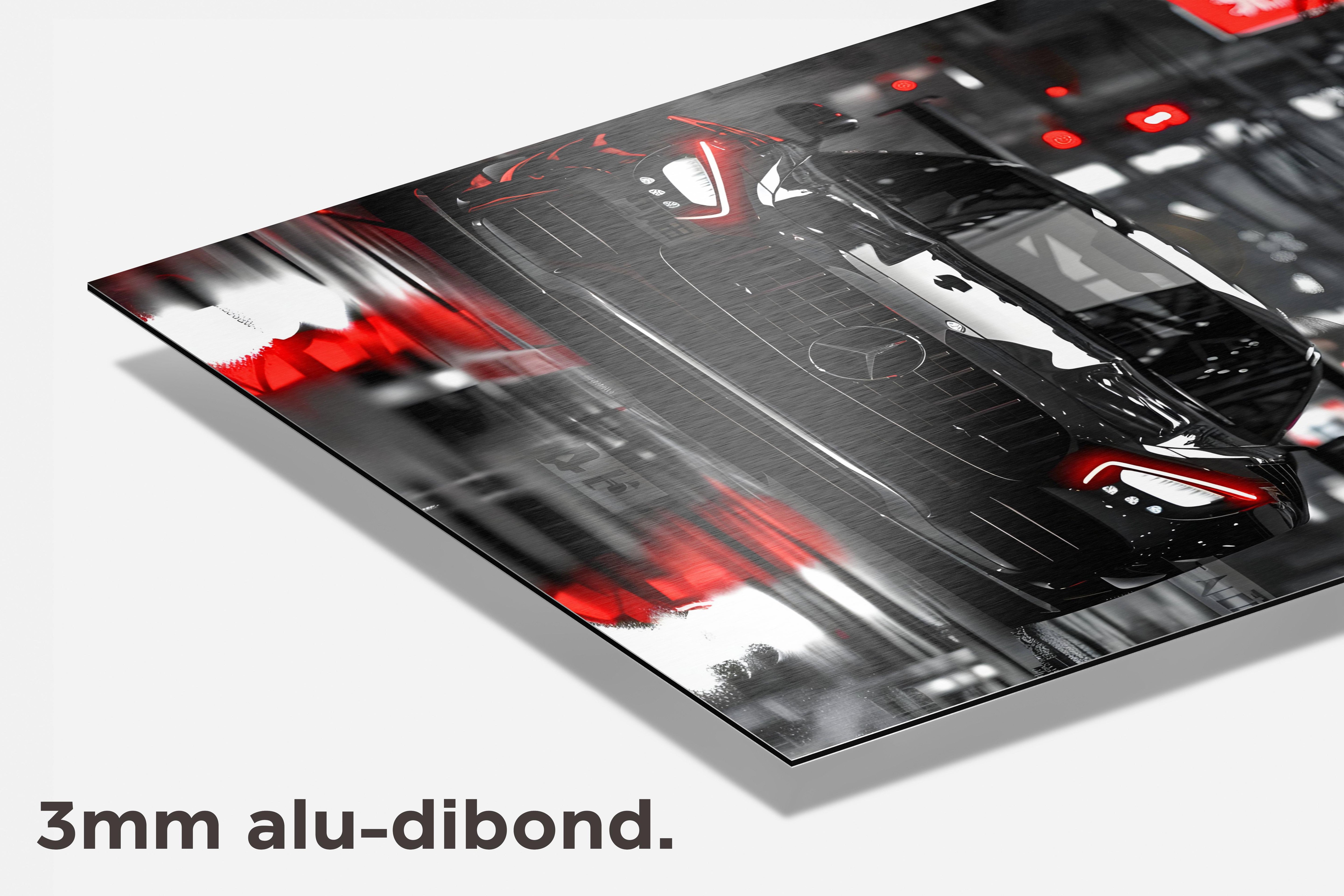 Mercedes dibond detail