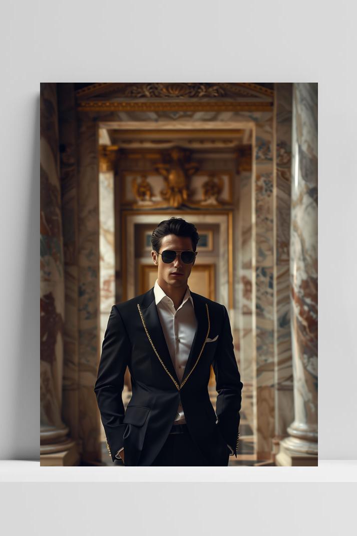 Luxury Fashion op 3mm aluminium dibond