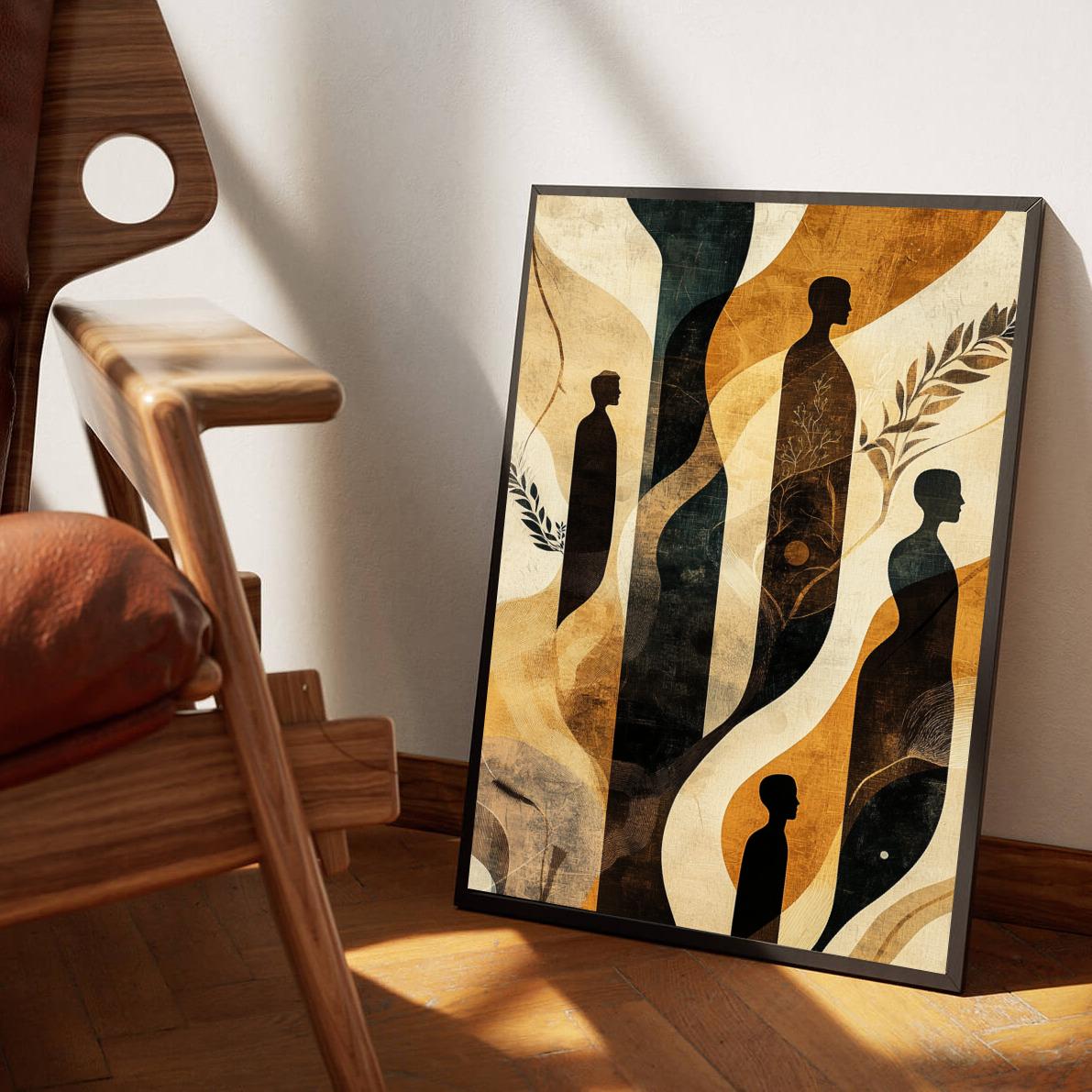 Abstract Man poster sfeerbeeld 3