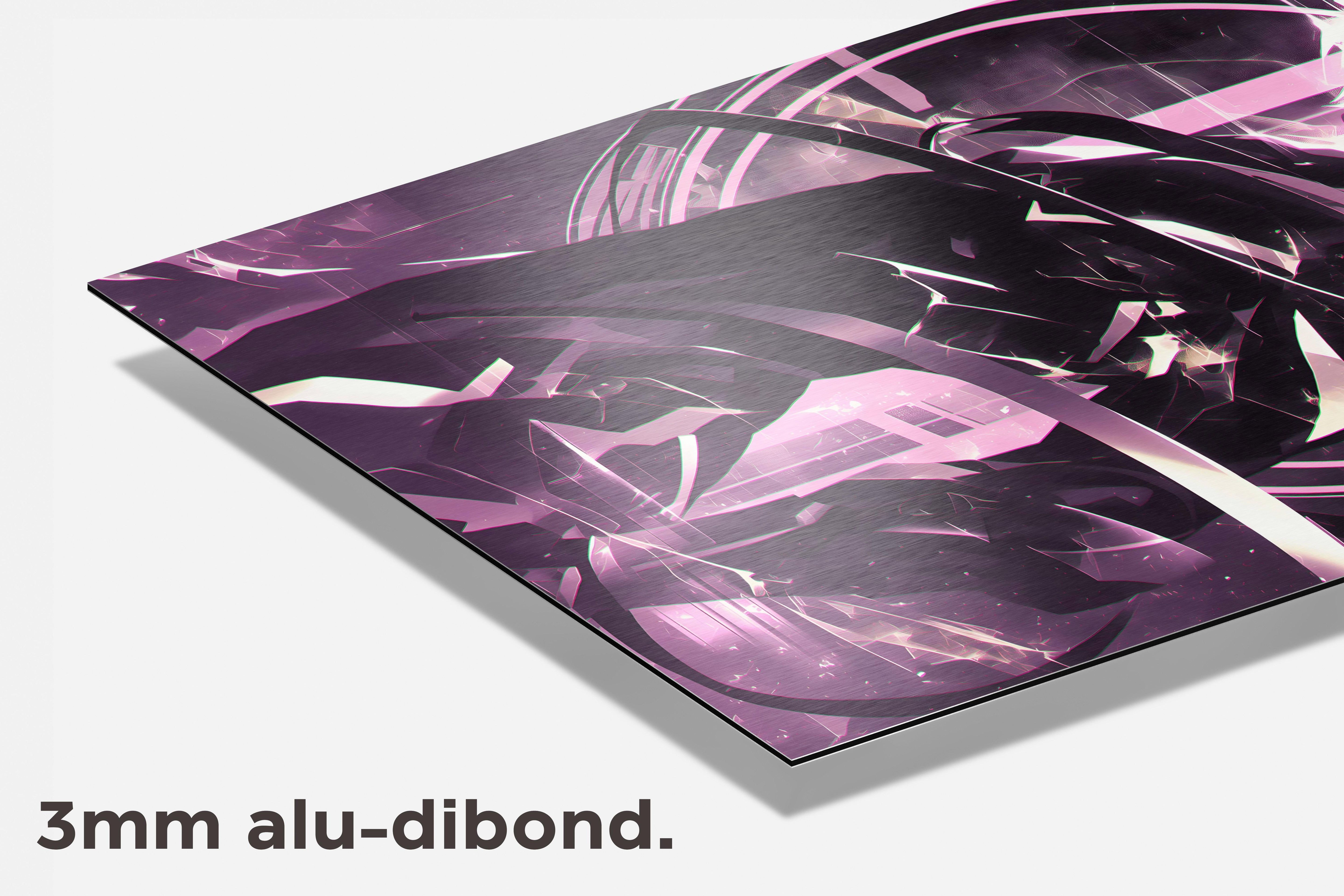 Coole Anime dibond detail
