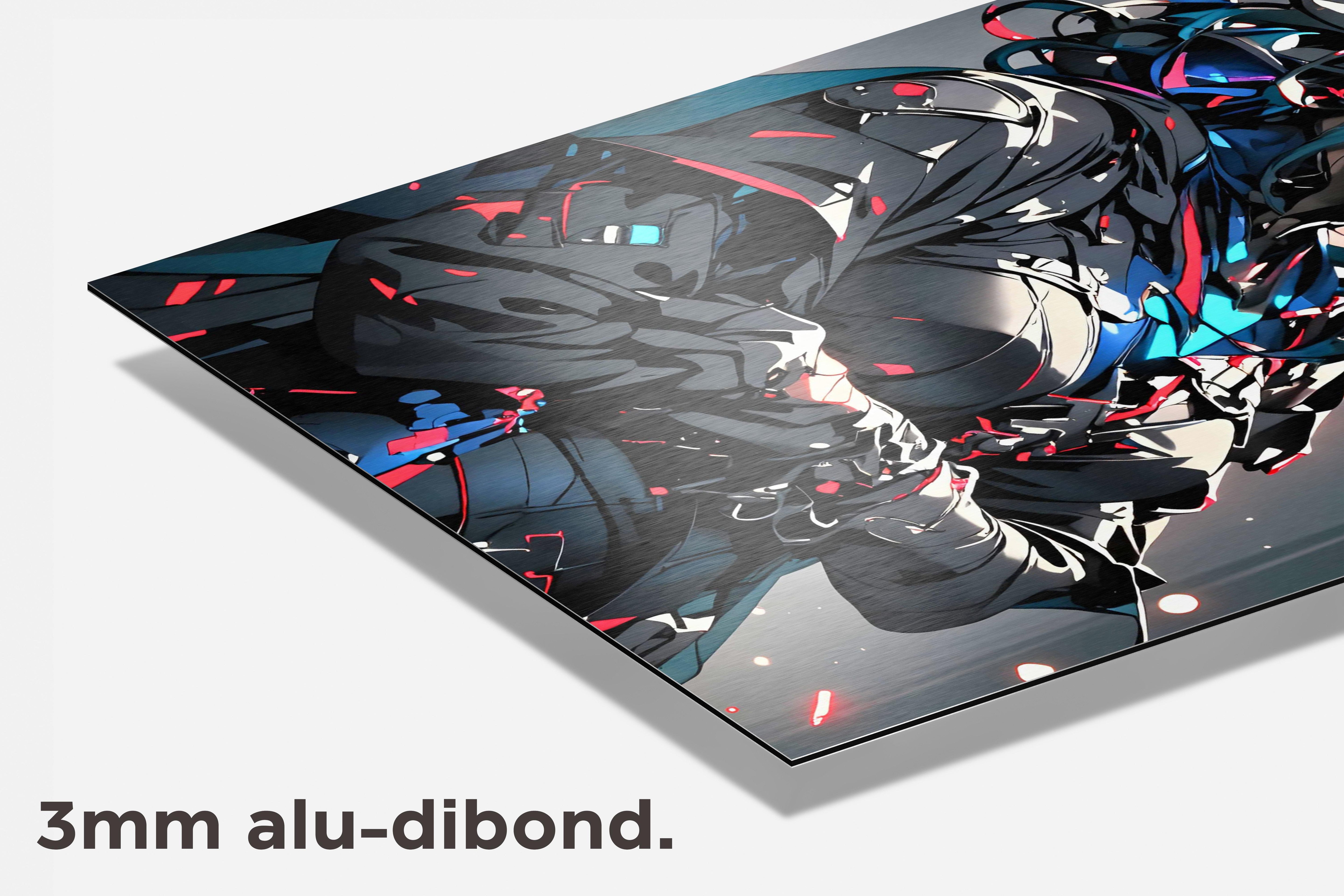 Anime Ninja dibond detail