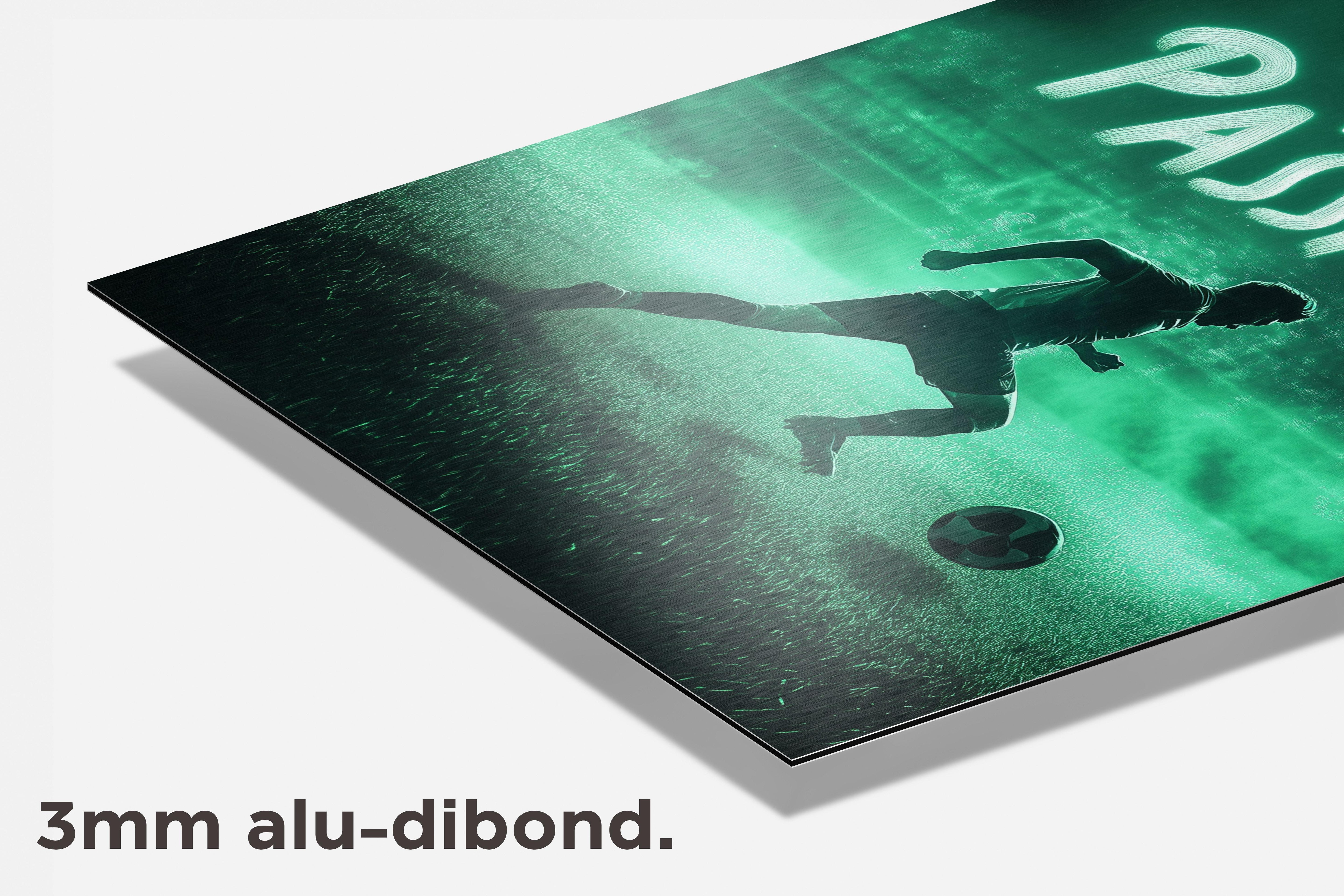 Play With Passion dibond detail