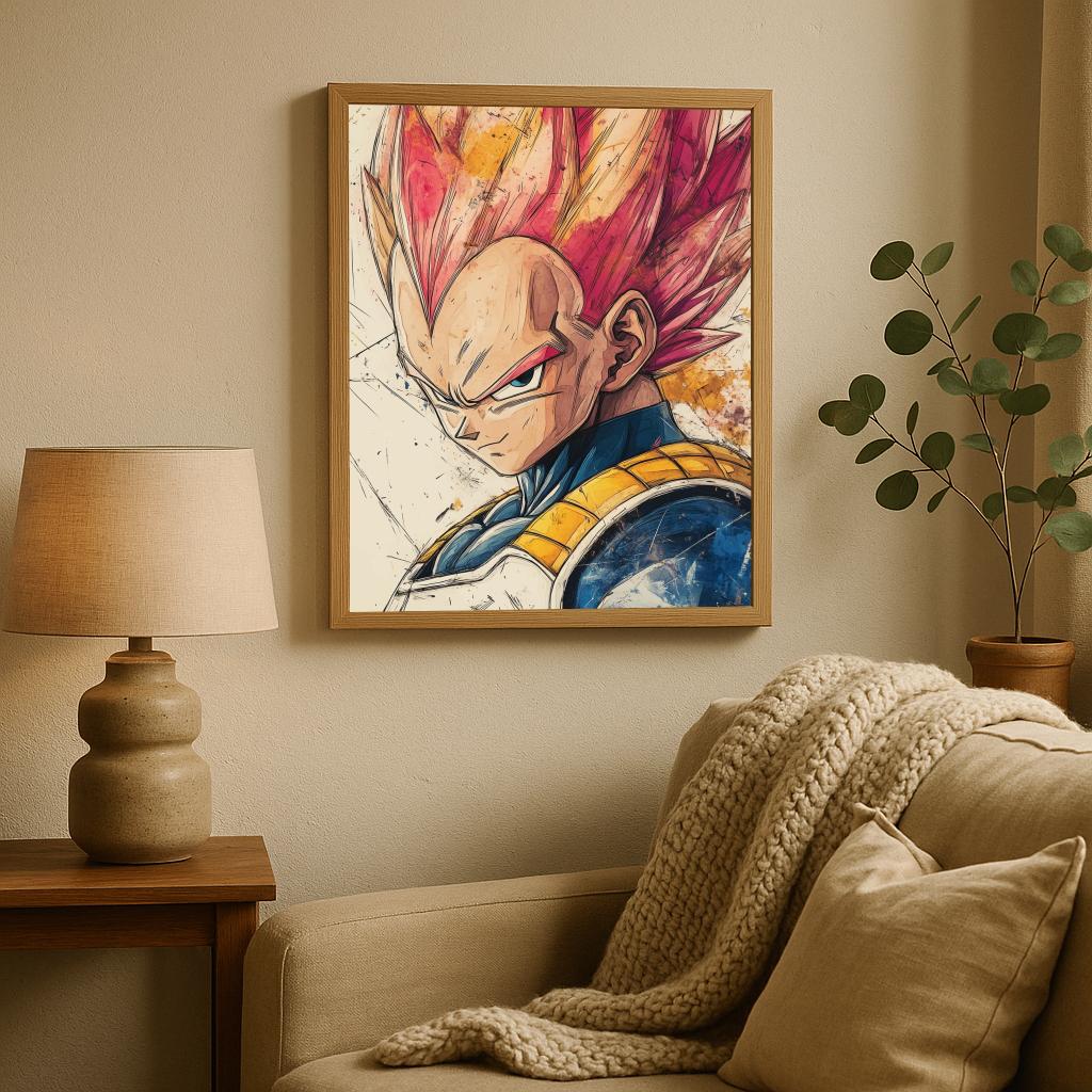 Vegeta Dragon Ball poster sfeerbeeld 1