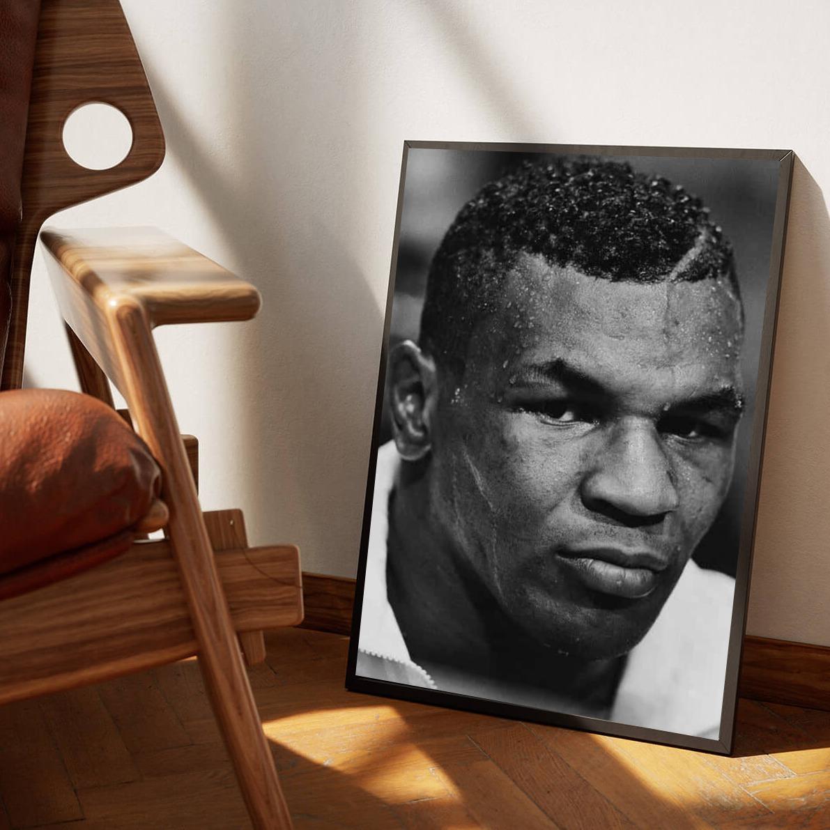 Mike Tyson B&W poster sfeerbeeld 1