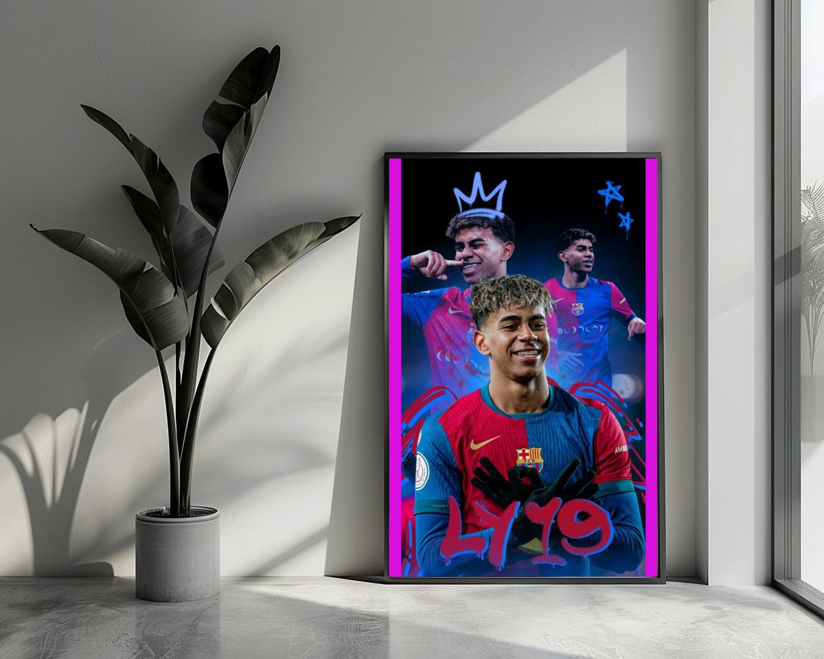 Lamine Yamal poster van 25 Artstreet