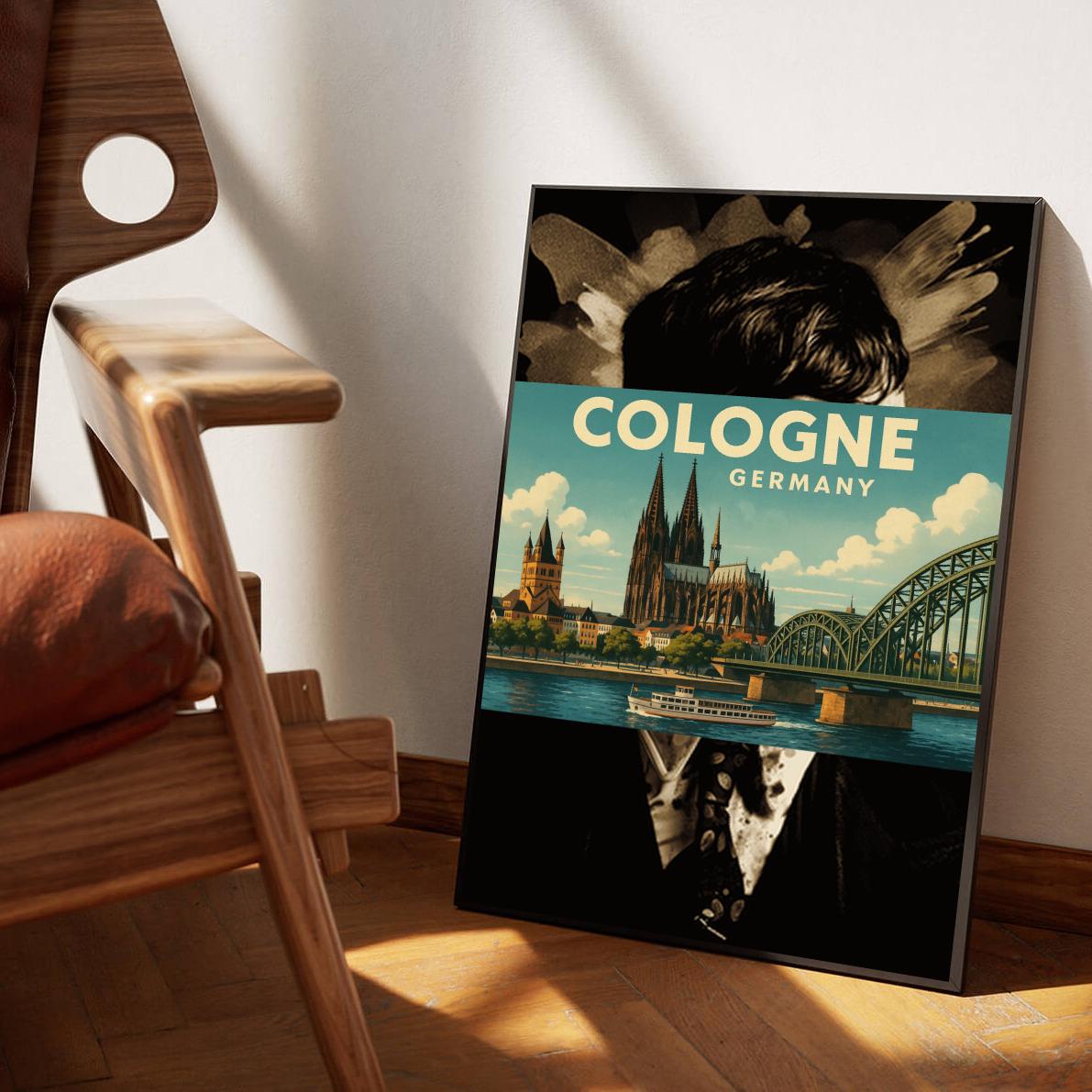 Cologne Germany Text poster sfeerbeeld 1