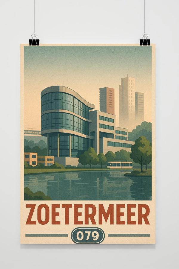 Zoetermeer Vintage poster