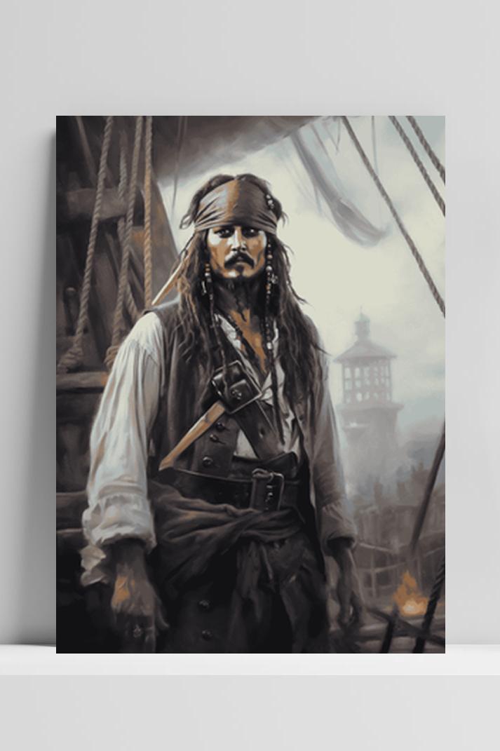 Pirates of the Caribbean op 3mm aluminium dibond