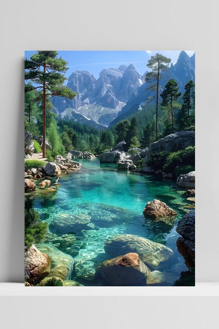 Natuur op 3mm aluminium dibond